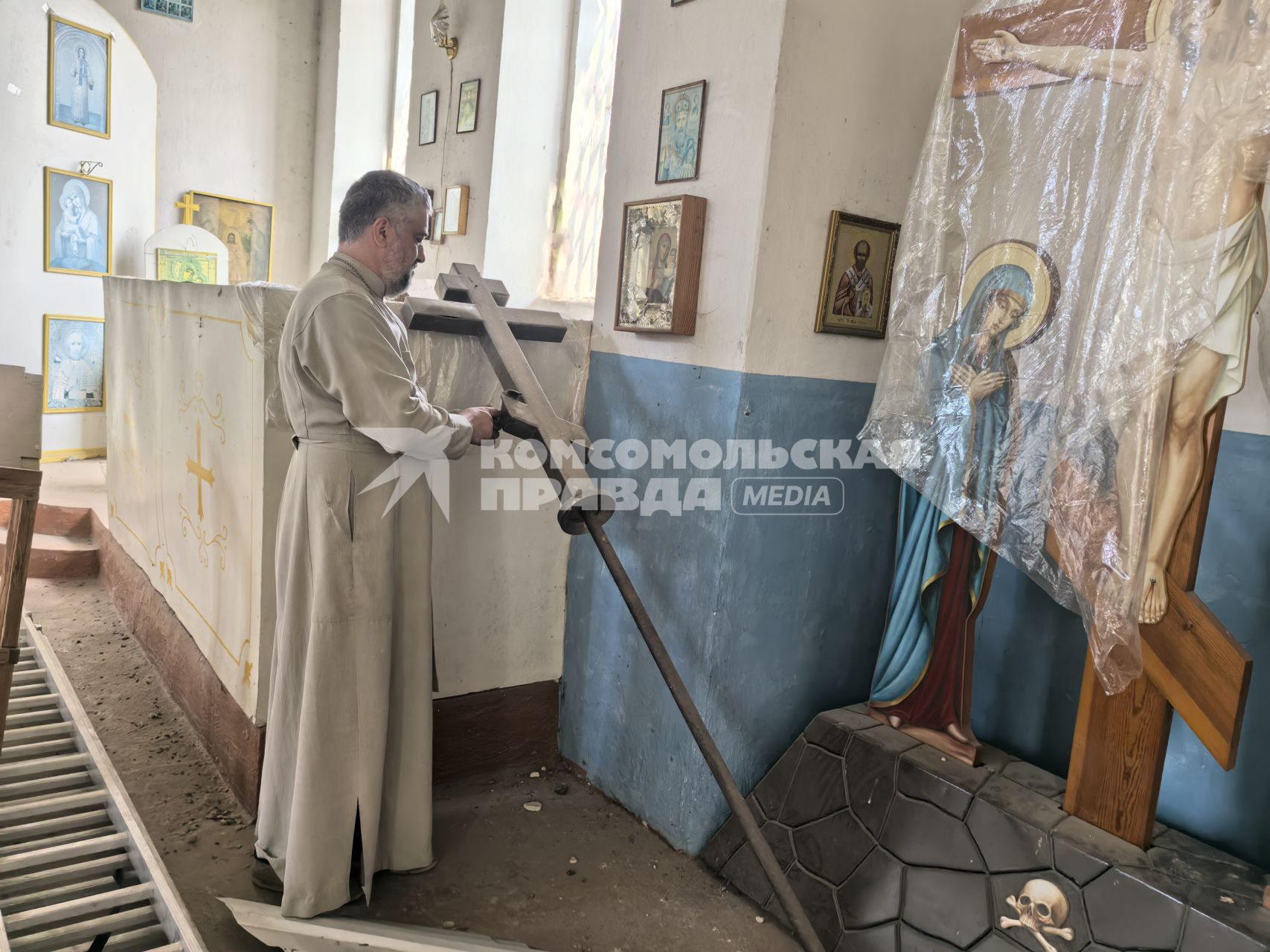 Освобождённое село Зачатовка в Волновахском районе
