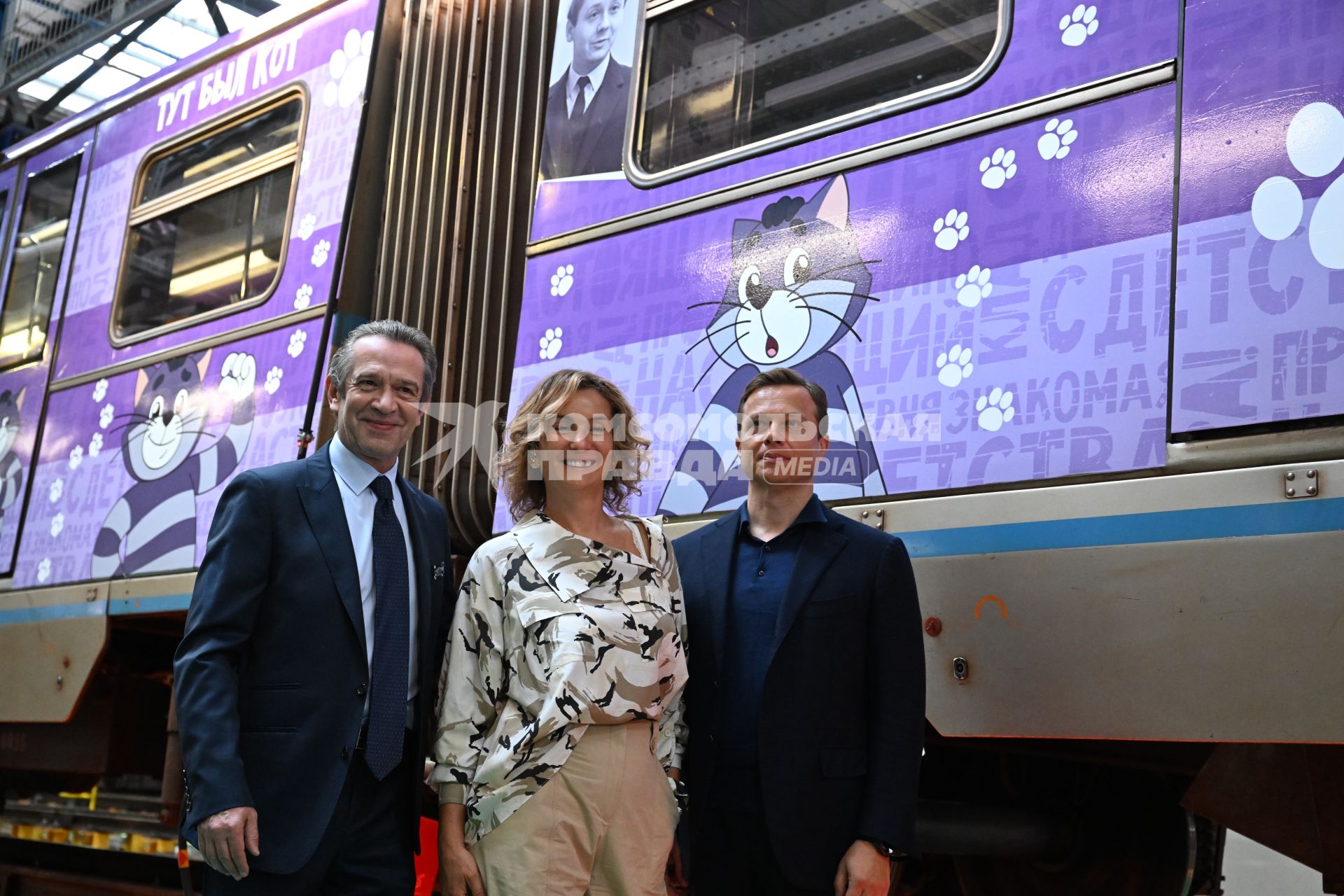 Запуск тематического поезда метро, посвященного памяти Олега Табакова