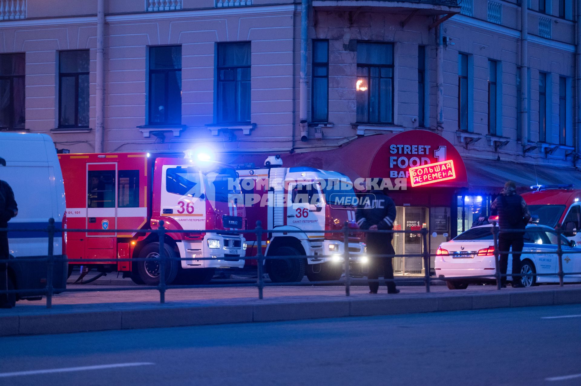 Место убийства Владлена Татарского в Санкт-Петербурге