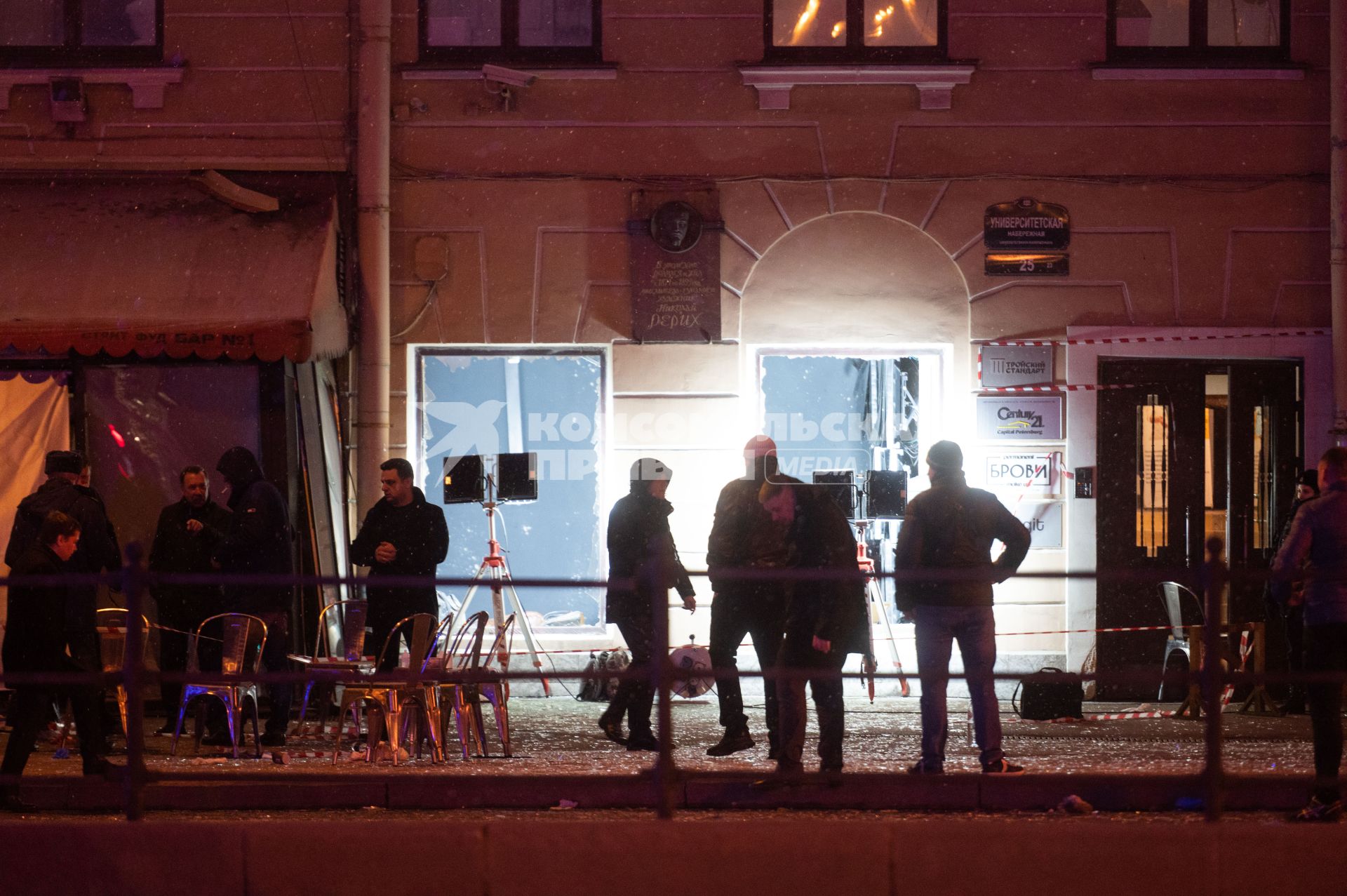 Место убийства Владлена Татарского в Санкт-Петербурге