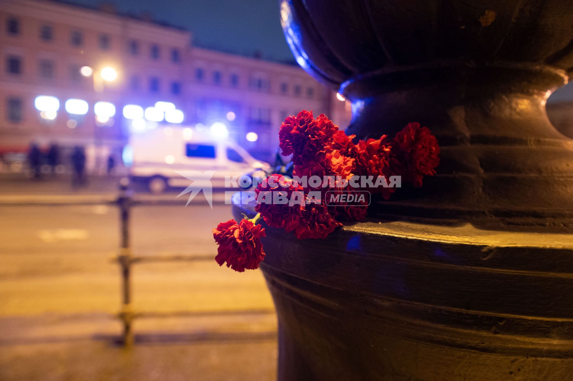 Место убийства Владлена Татарского в Санкт-Петербурге