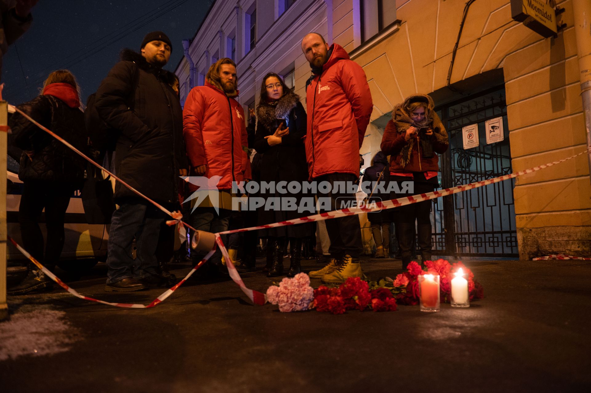 Место убийства Владлена Татарского в Санкт-Петербурге