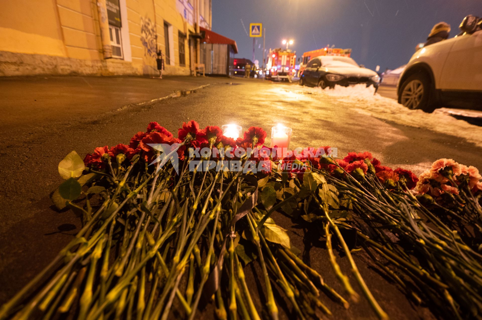 Место убийства Владлена Татарского в Санкт-Петербурге
