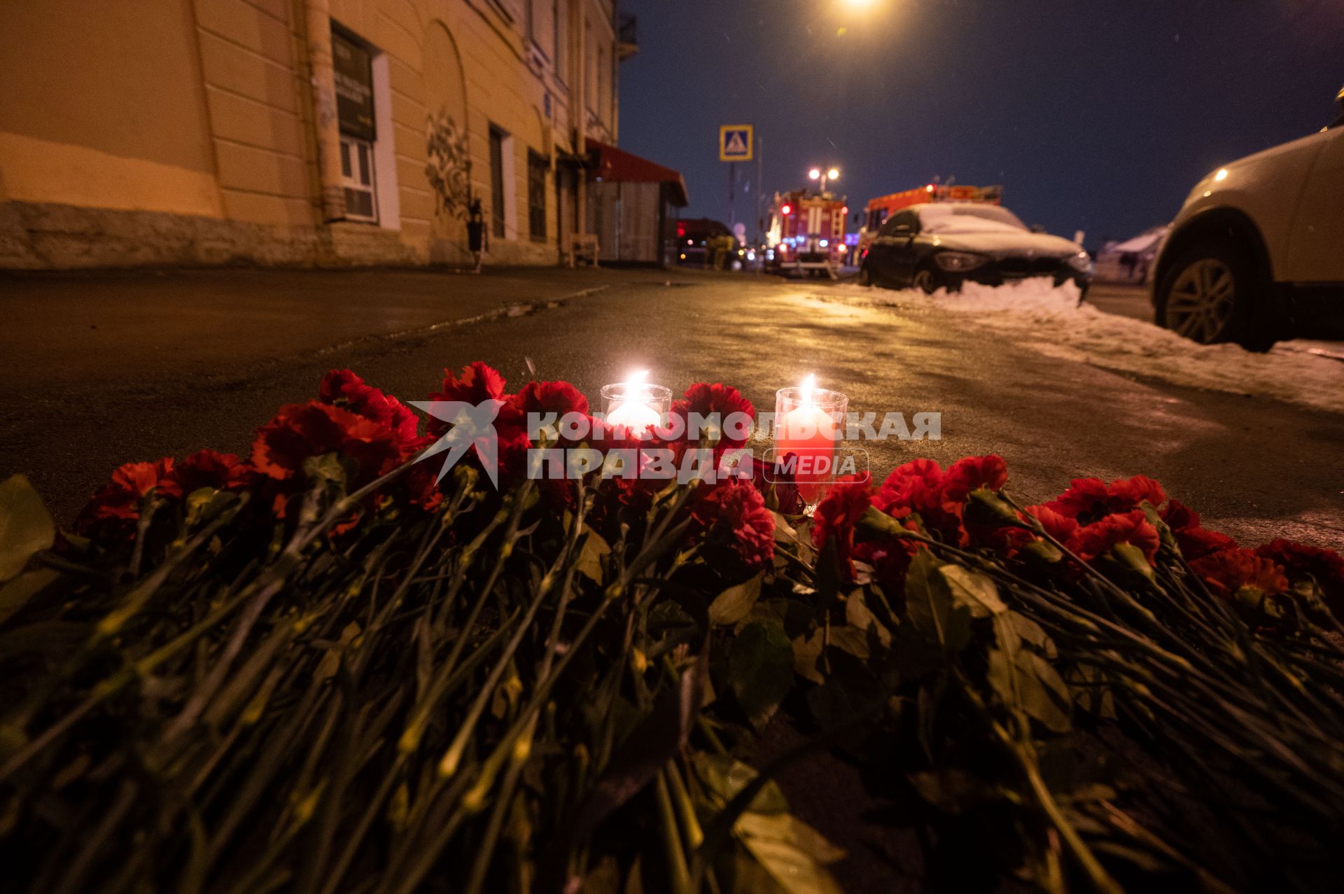 Место убийства Владлена Татарского в Санкт-Петербурге