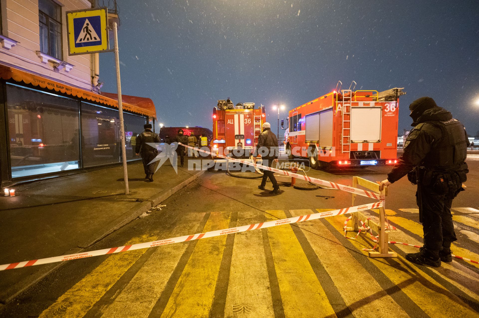 Место убийства Владлена Татарского в Санкт-Петербурге