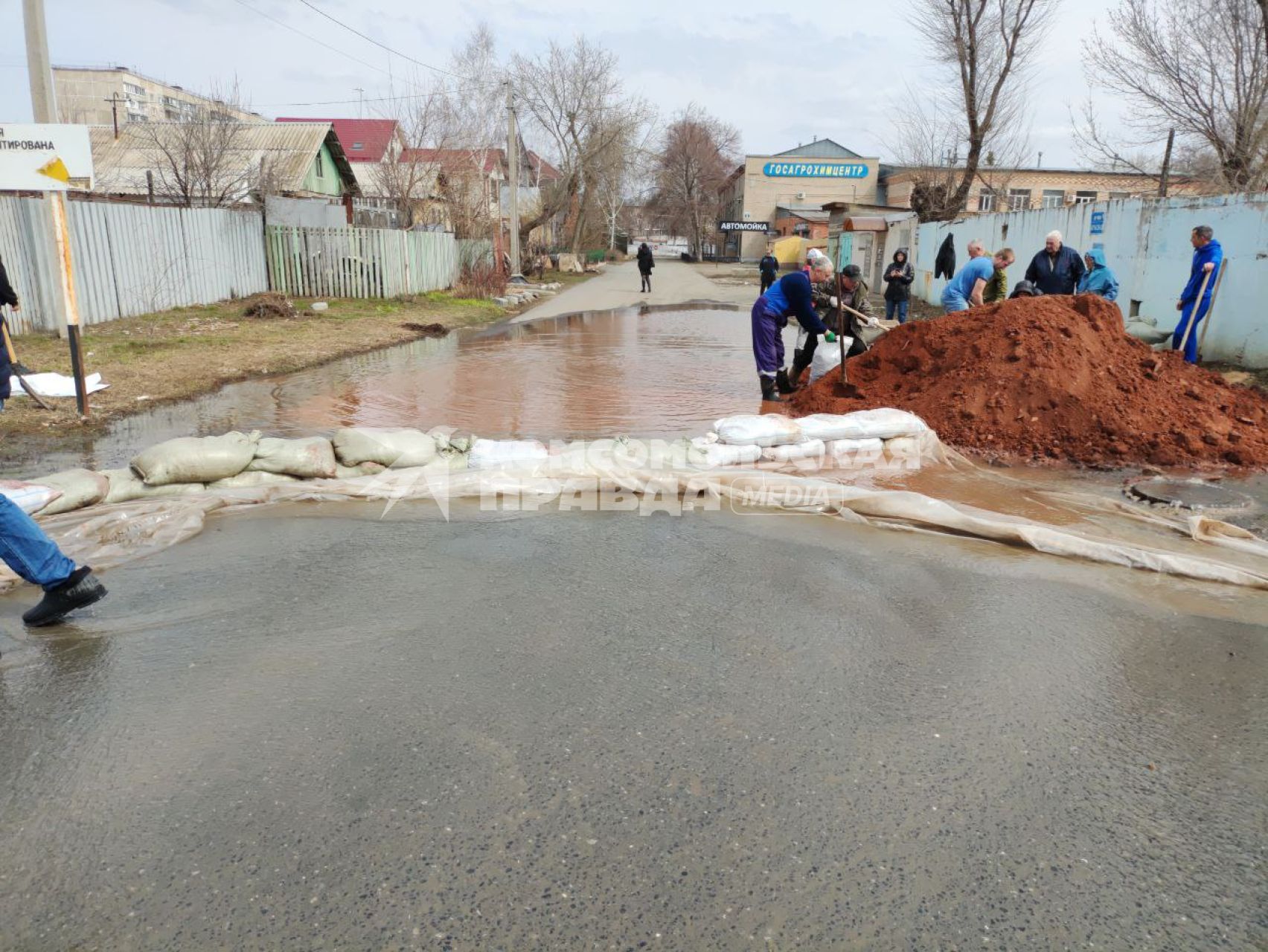 Половодье в Оренбурге