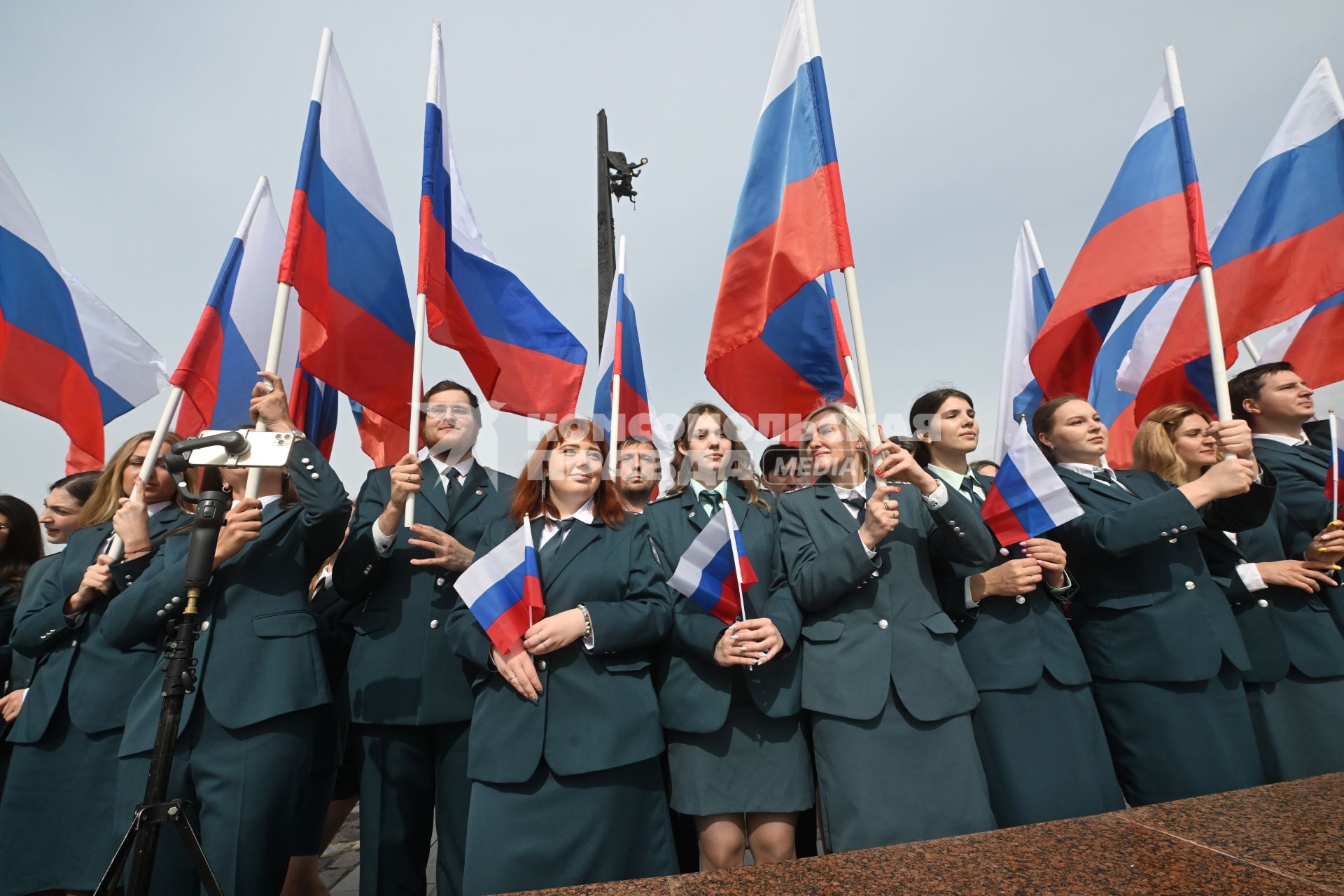 Празднование Дня Государственного флага РФ в Москве