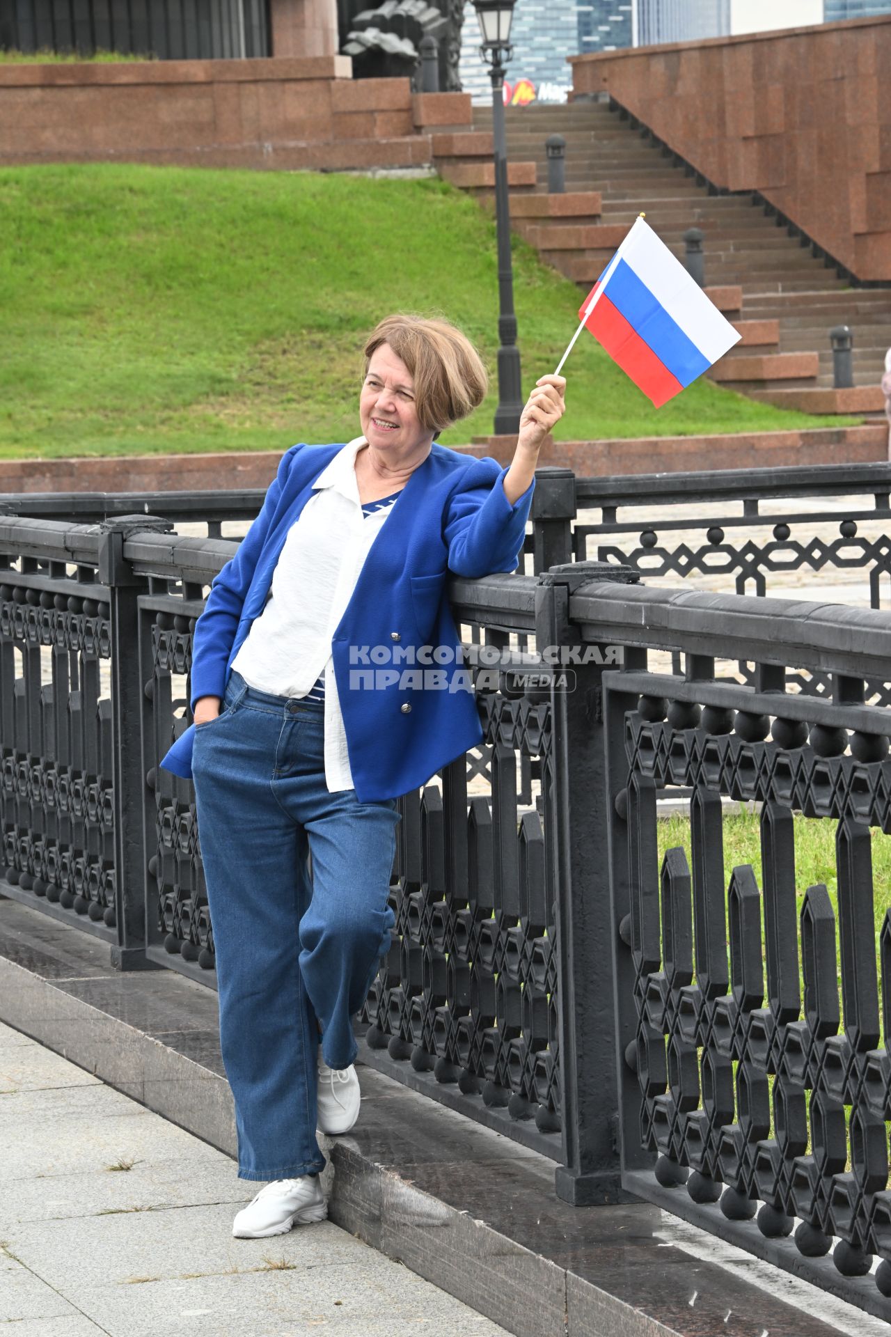Празднование Дня Государственного флага РФ в Москве