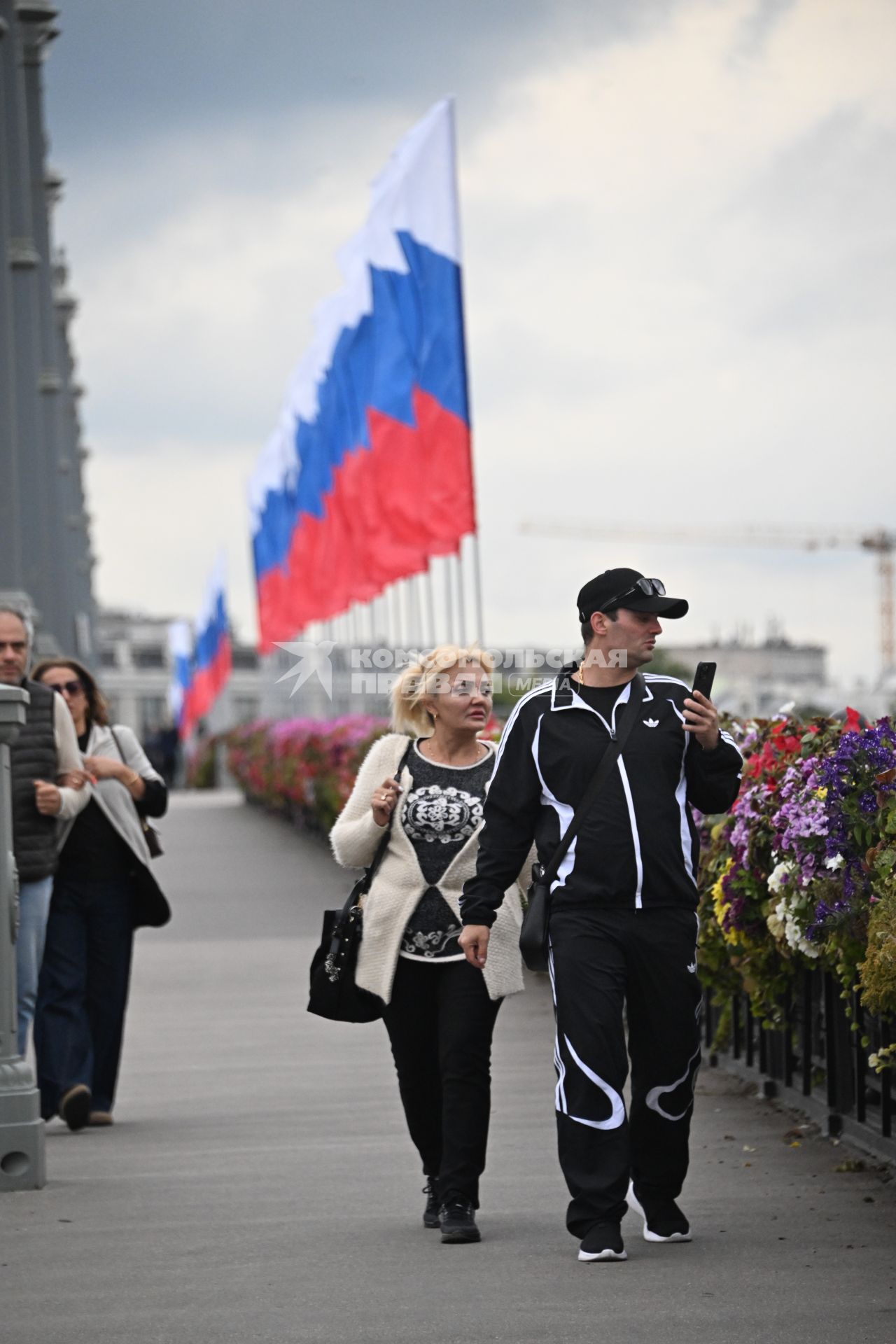 Празднование Дня флага России в Москве