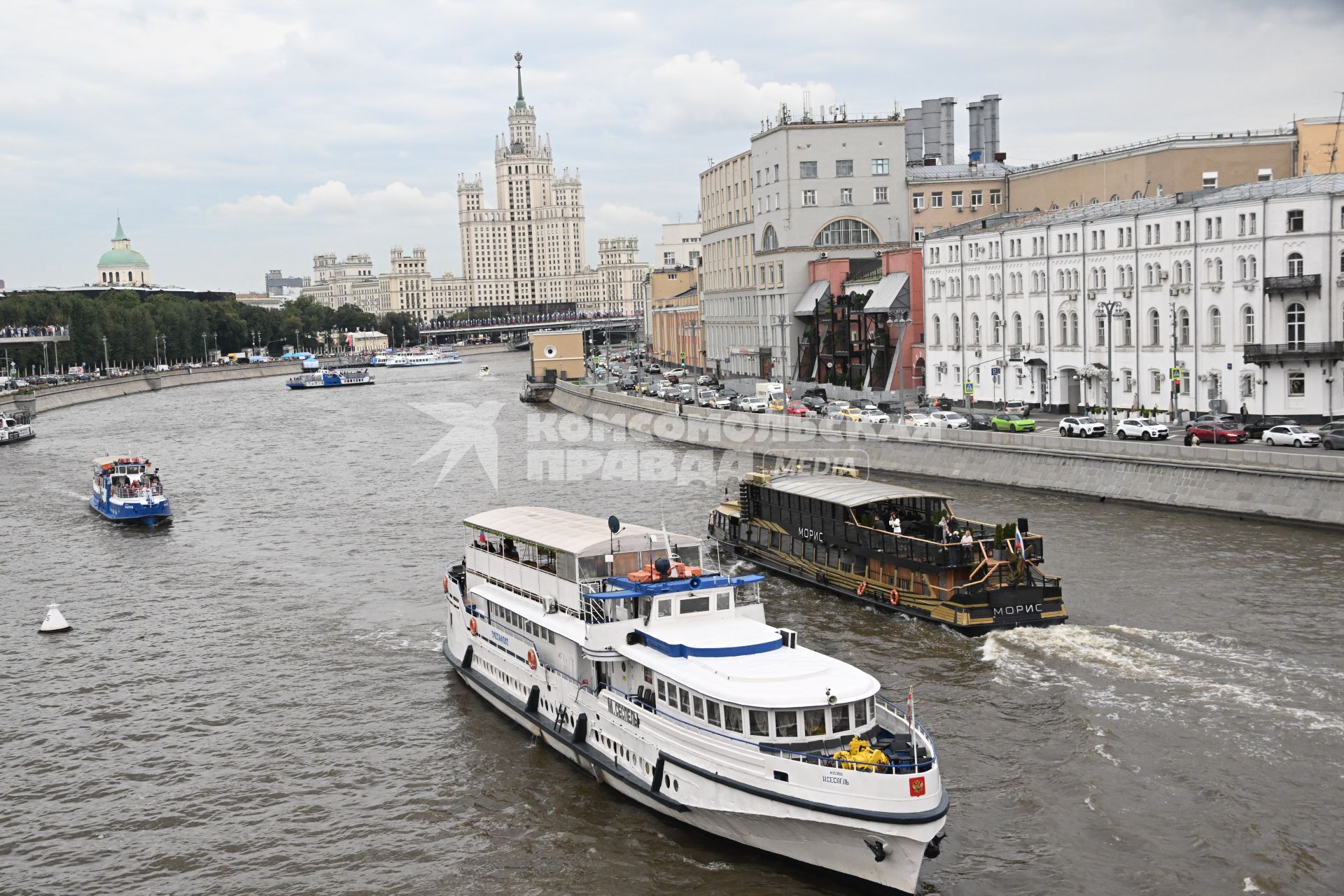 Празднование Дня флага России в Москве