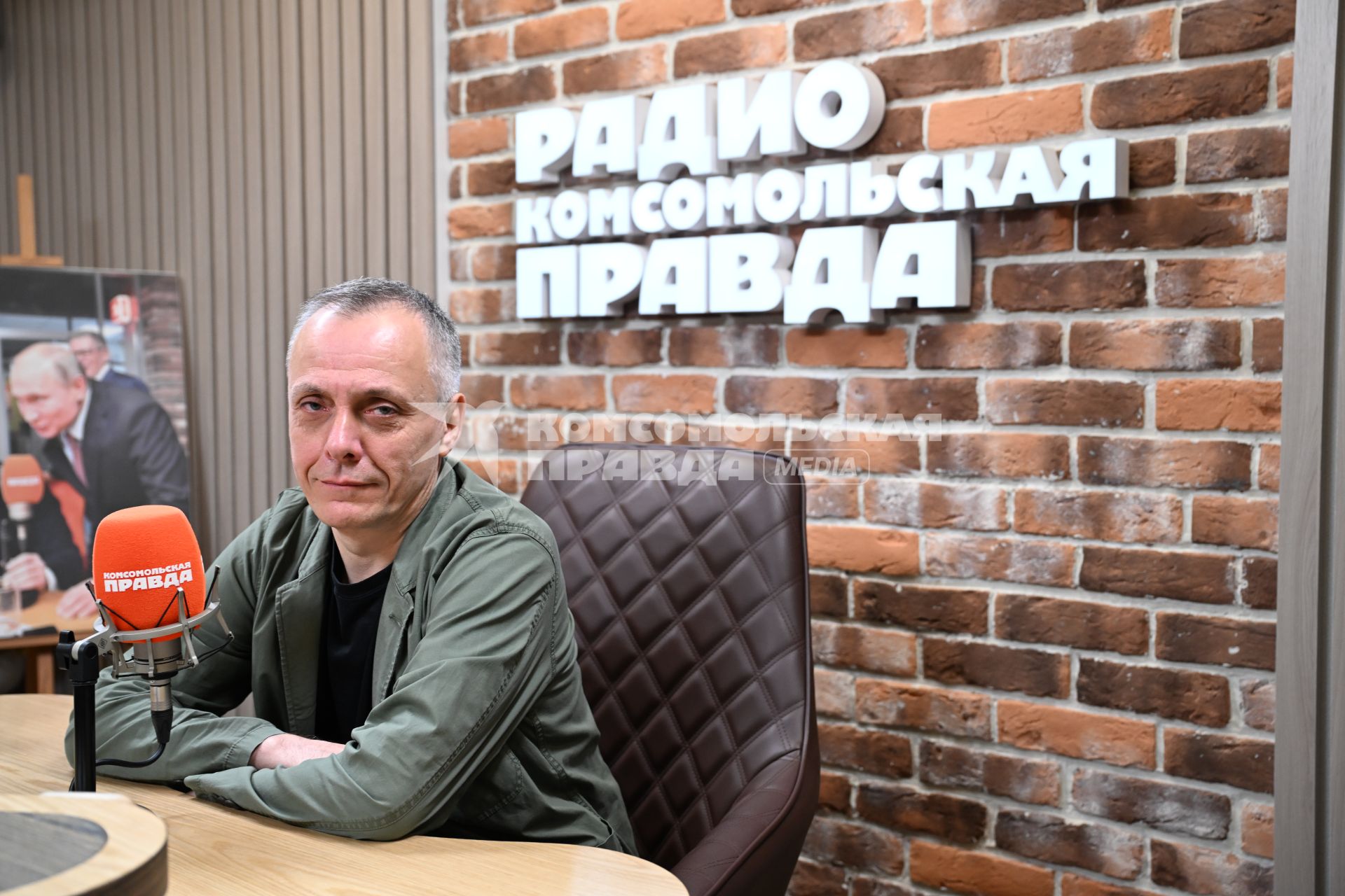 Денис Давыдов на радиостанции Комсомольская правда\"