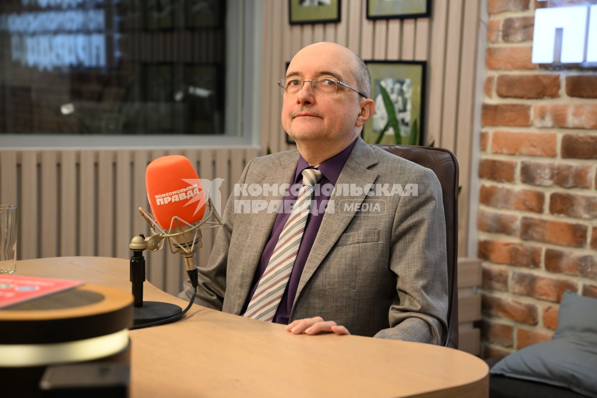 Дмитрий Ушаков на радиостанции Комсомольская правда\"