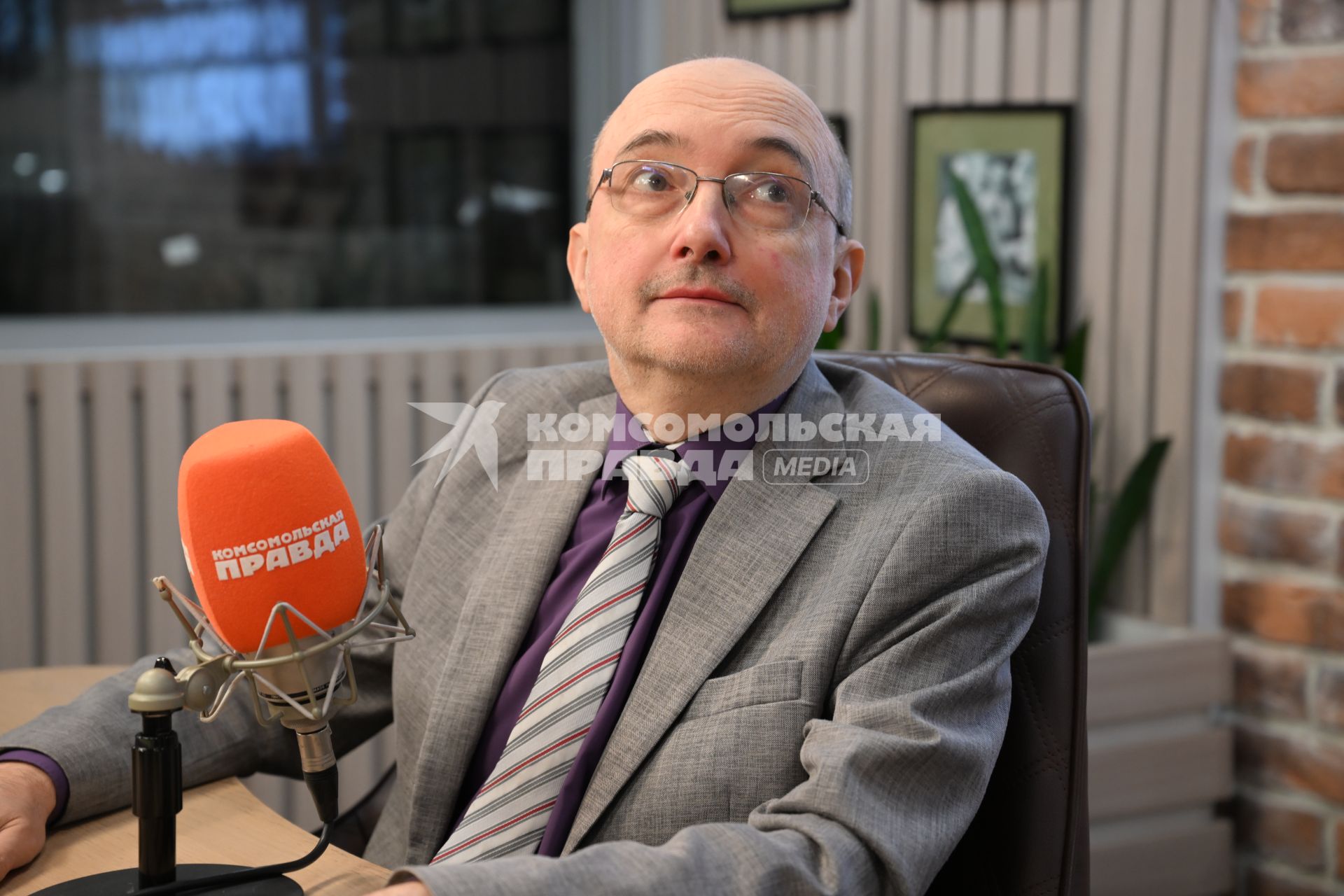 Дмитрий Ушаков на радиостанции Комсомольская правда\"