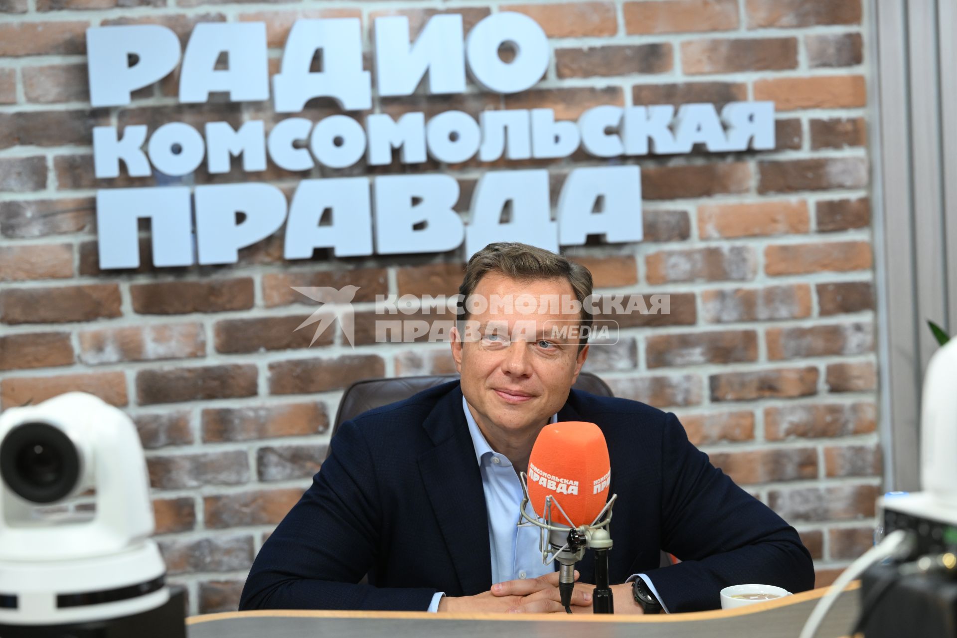 Максим Ликсутов на радиостанции \"Комсомольская правда\"