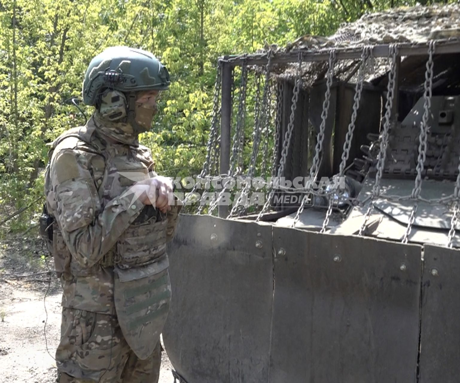 Механик-водитель 39-й отдельной гвардейской мотострелковой бригады с позывным Кореец\"