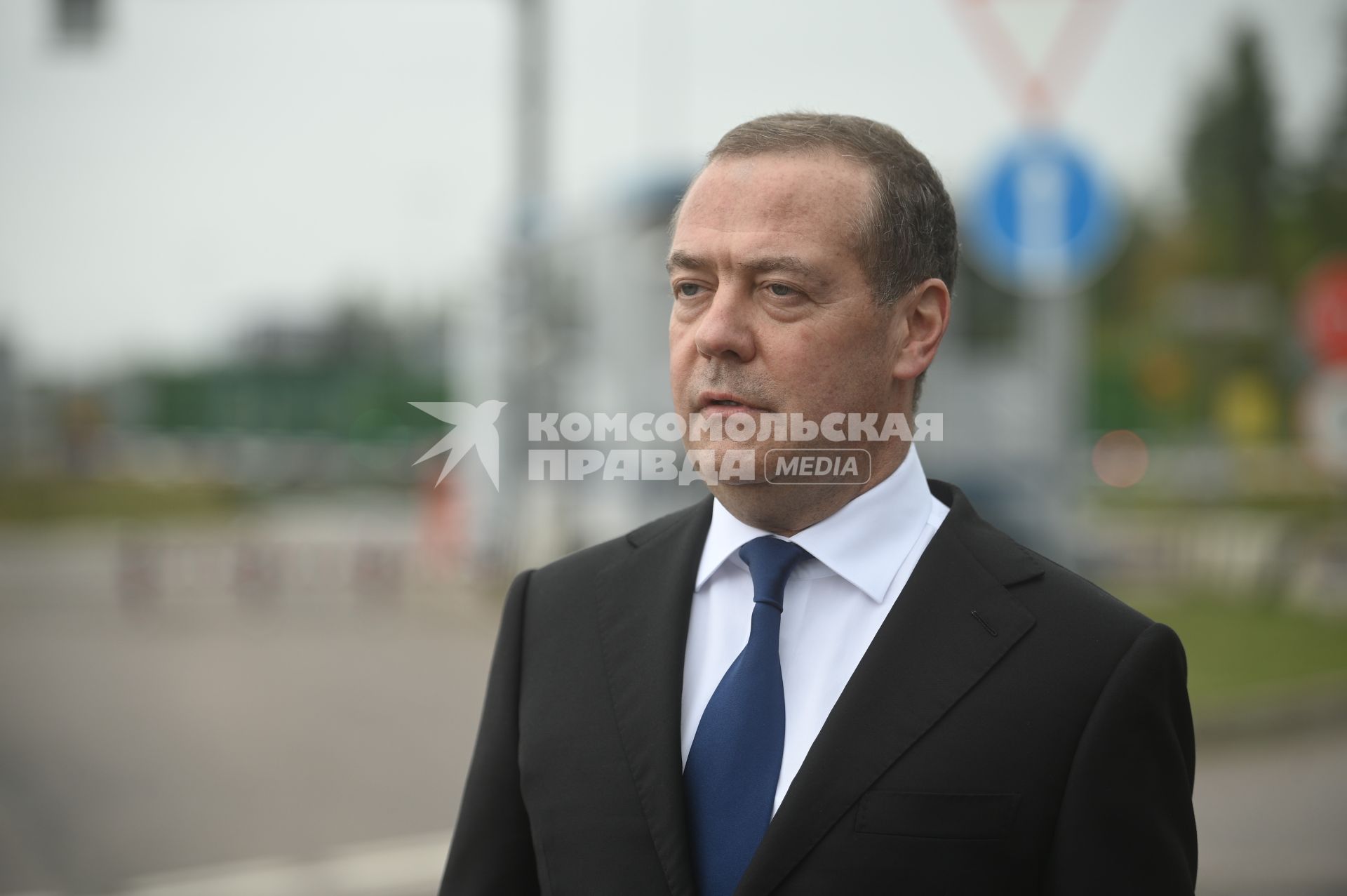 Визит Дмитрия Медведева на российско-финнскую границу