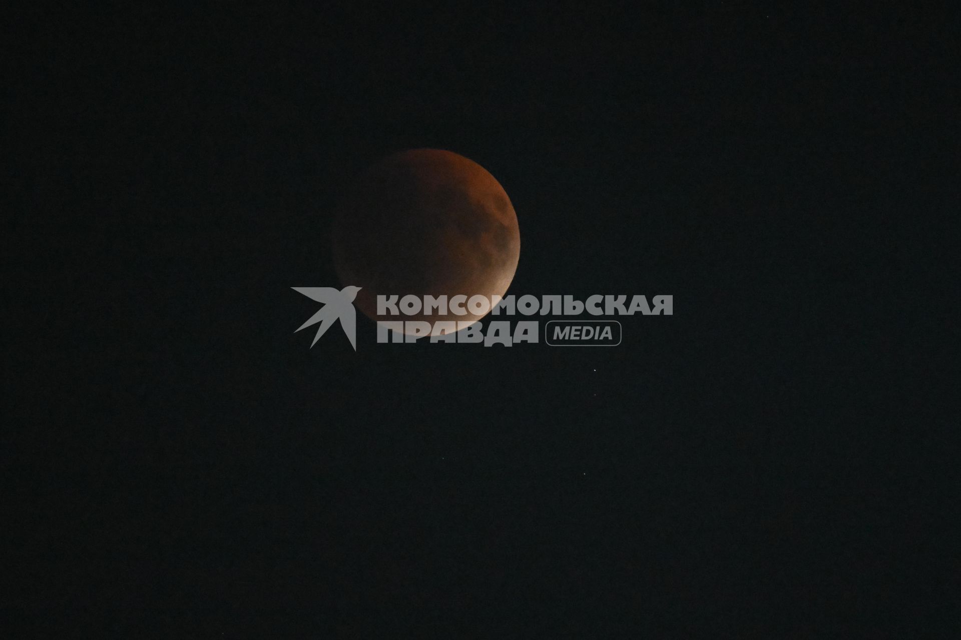 «Кровавое» лунное затмение в Москве