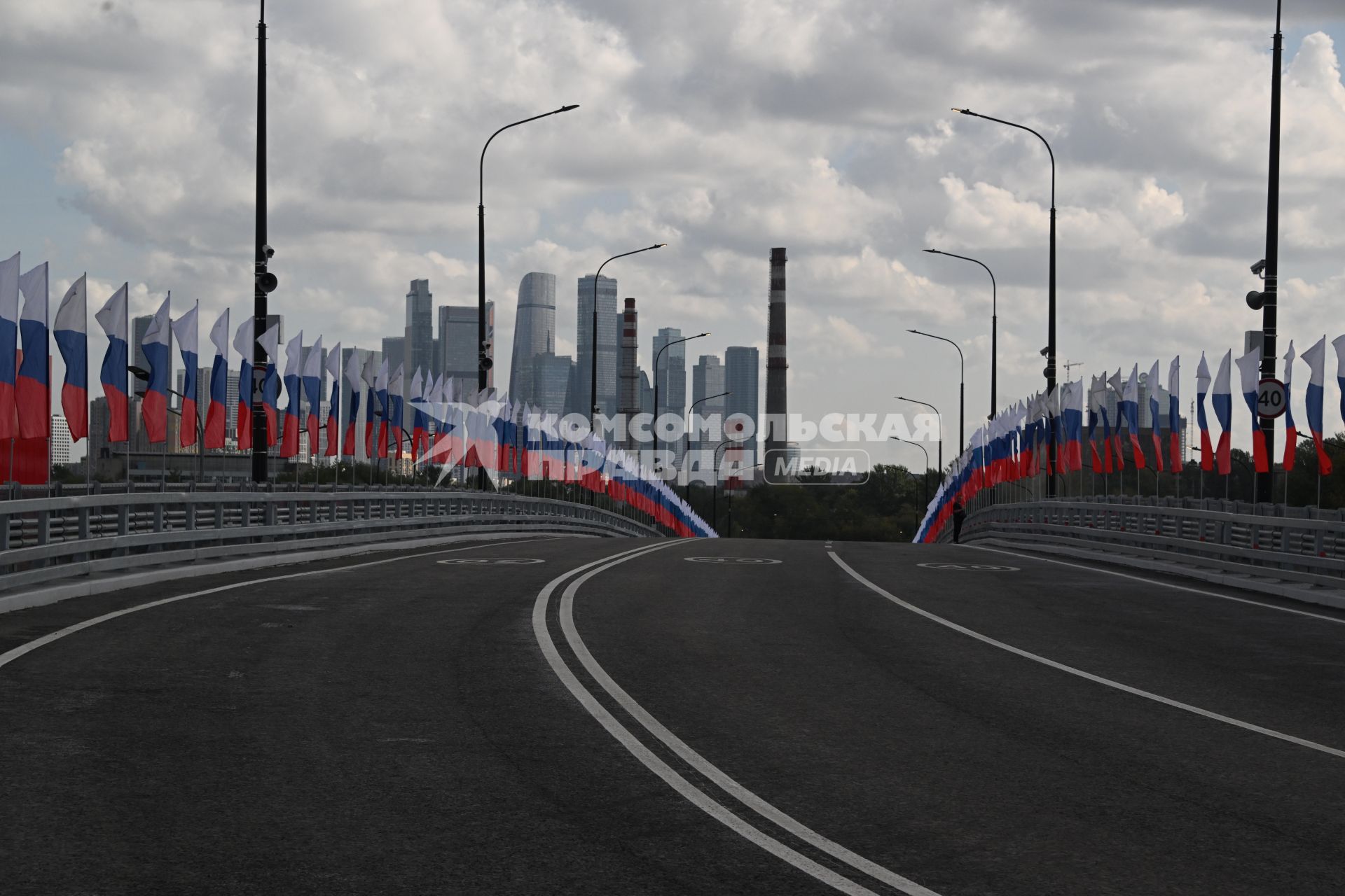 Открытие движения по мосту Академика Королева в Москве
