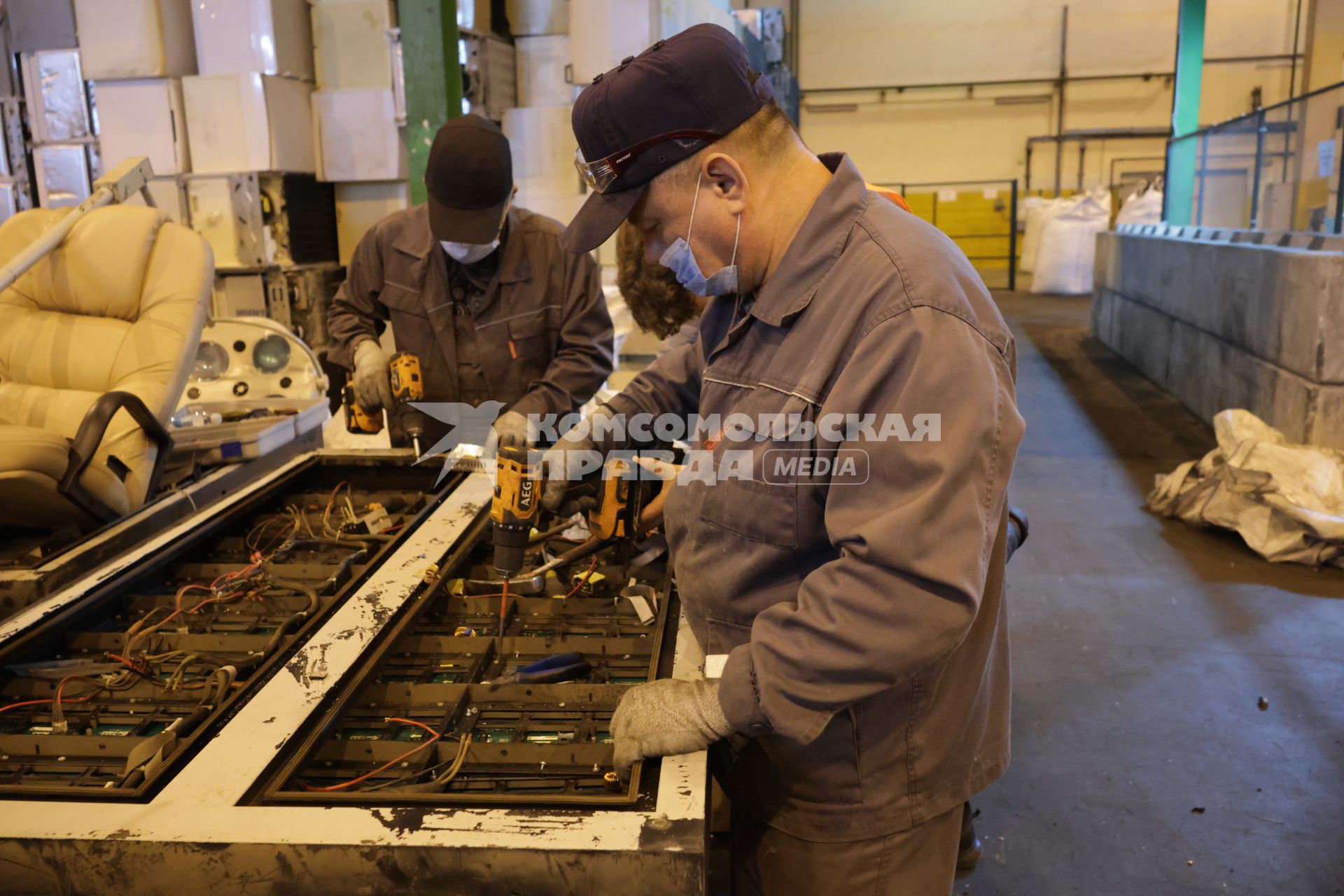 Завод по переработке пластика