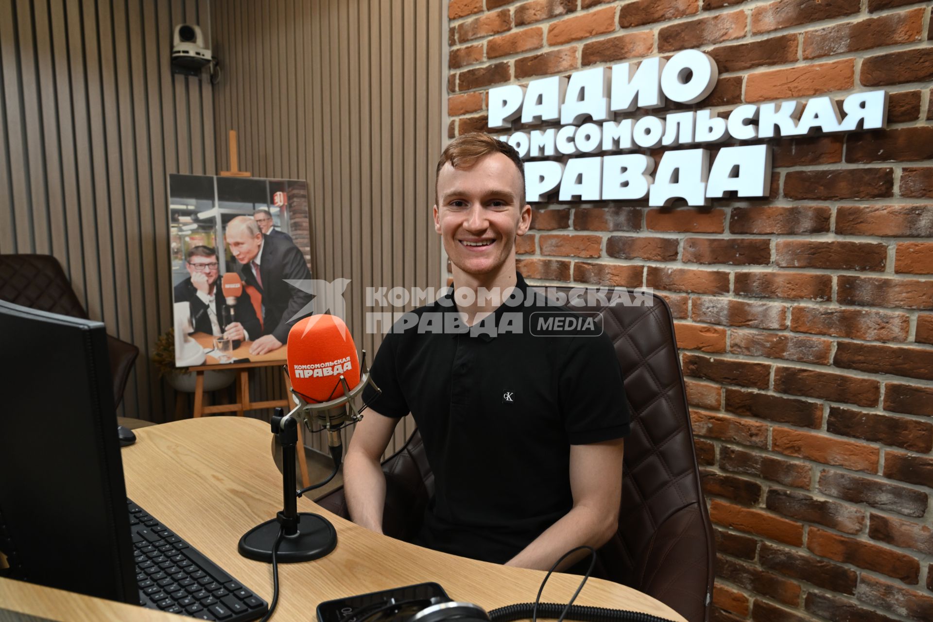 Александр Мальцев на радиостанции \"Комсомольская правда\"