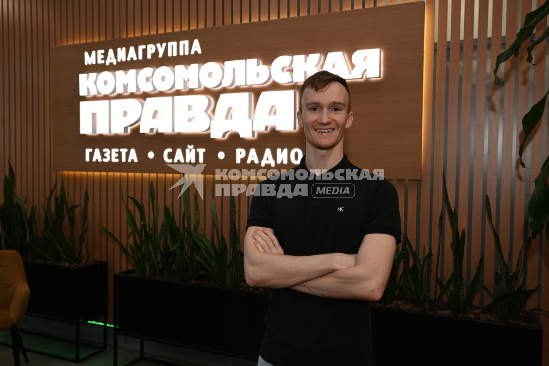 Александр Мальцев в редакции \"Комсомольской правды\"