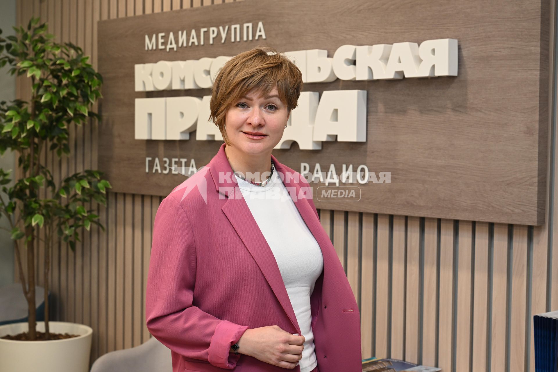 Мария Тимачева в редакции \"Комсомольской правды\"