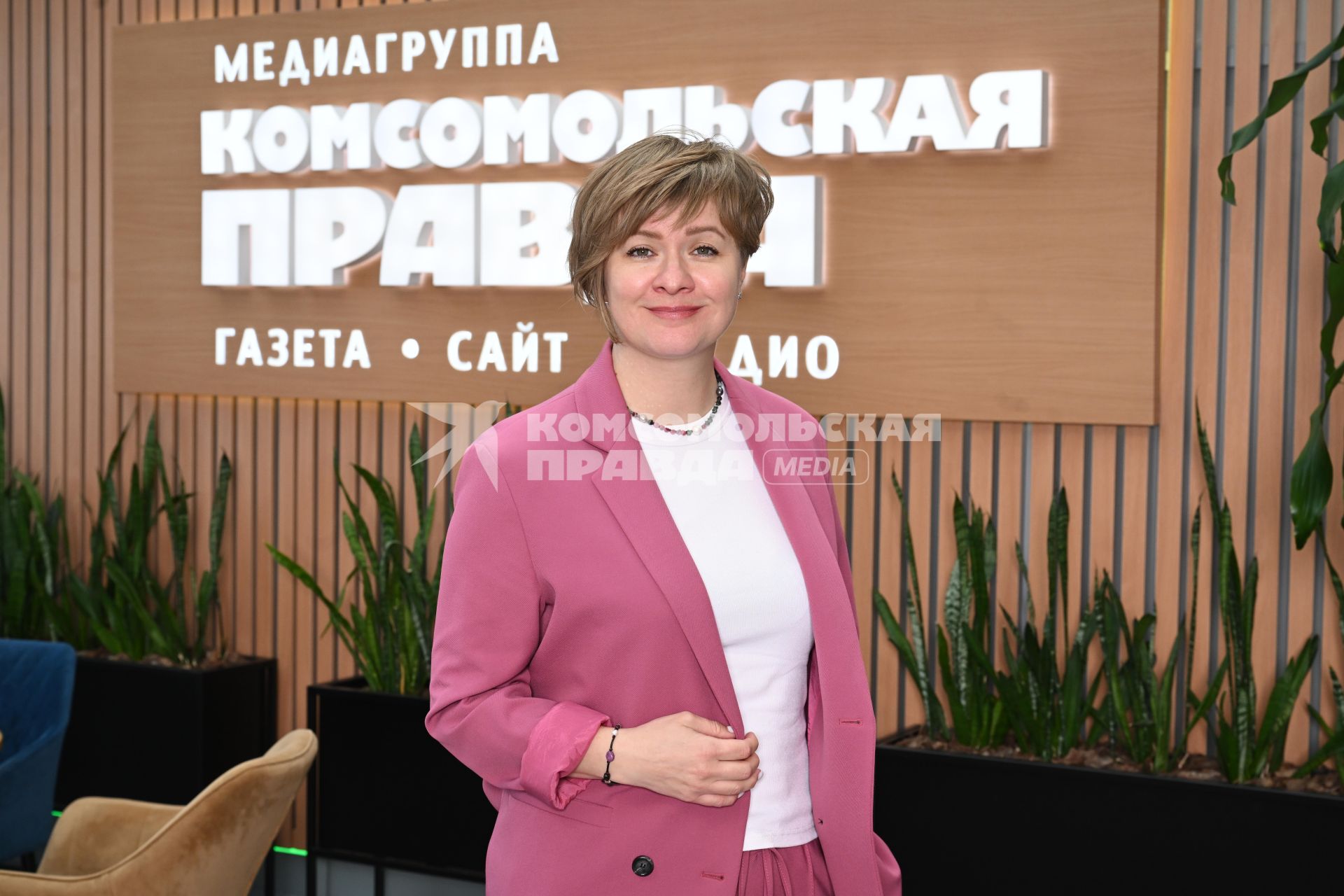 Мария Тимачева в редакции \"Комсомольской правды\"