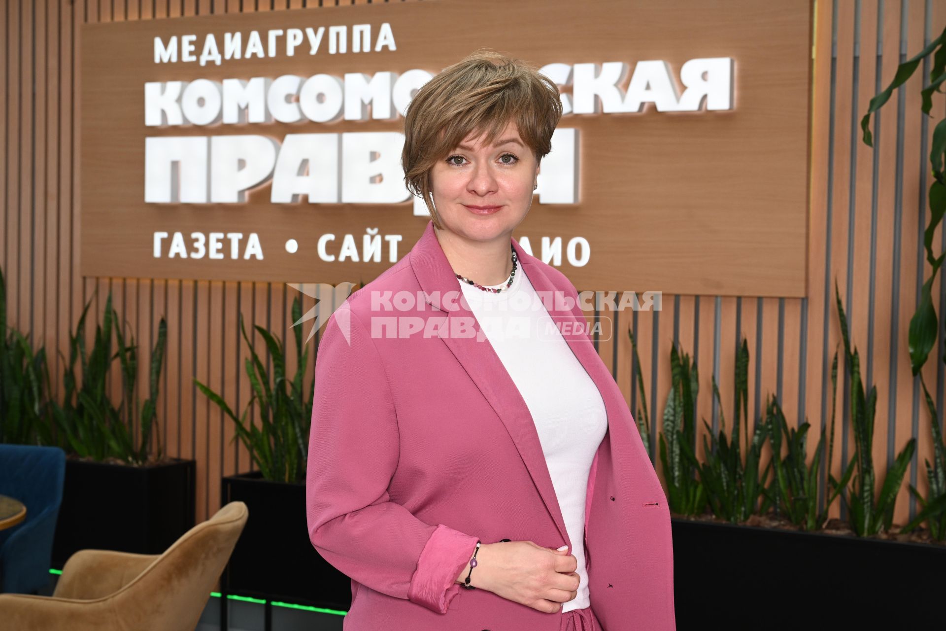Мария Тимачева в редакции \"Комсомольской правды\"