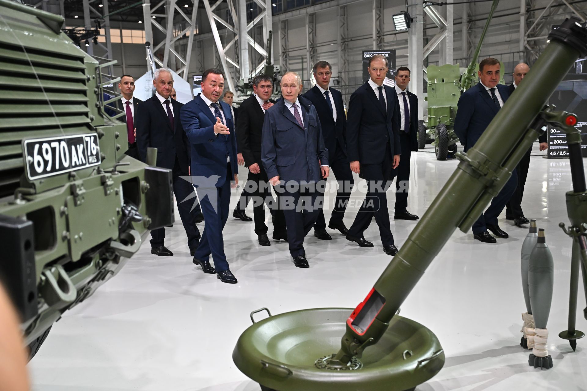 Рабочая поездка президента РФ Путина в Пермь