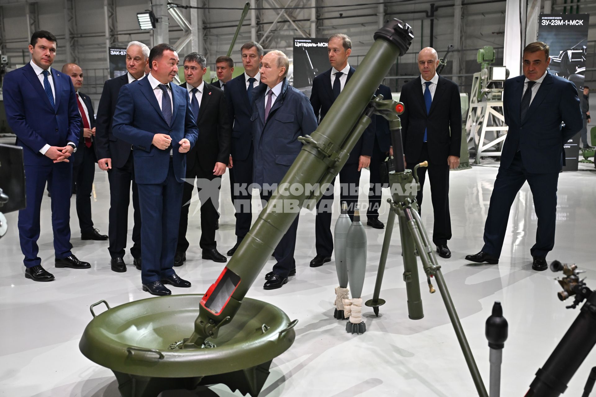 Рабочая поездка президента РФ Путина в Пермь