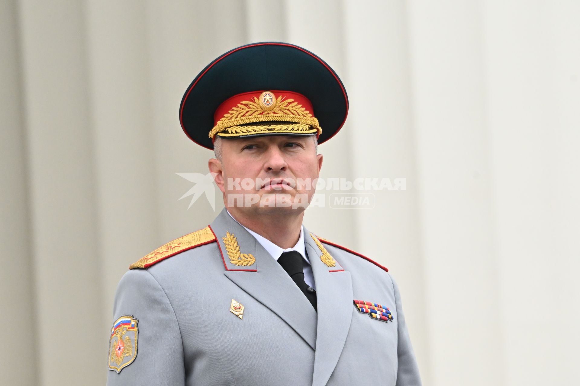 Церемония принятия присяги курсантами Академии Государственной противопожарной службы МЧС России на ВДНХ