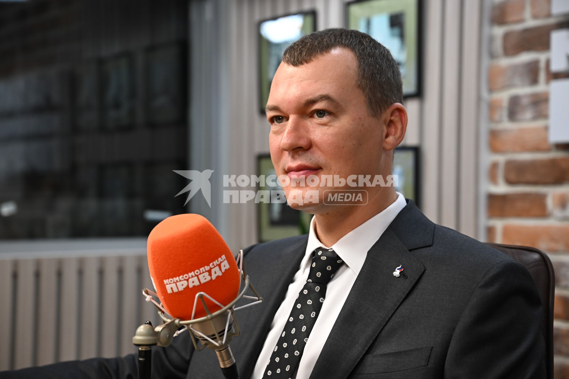 Михаил Дегтярев  на радиостанции Комсомольская правда\"