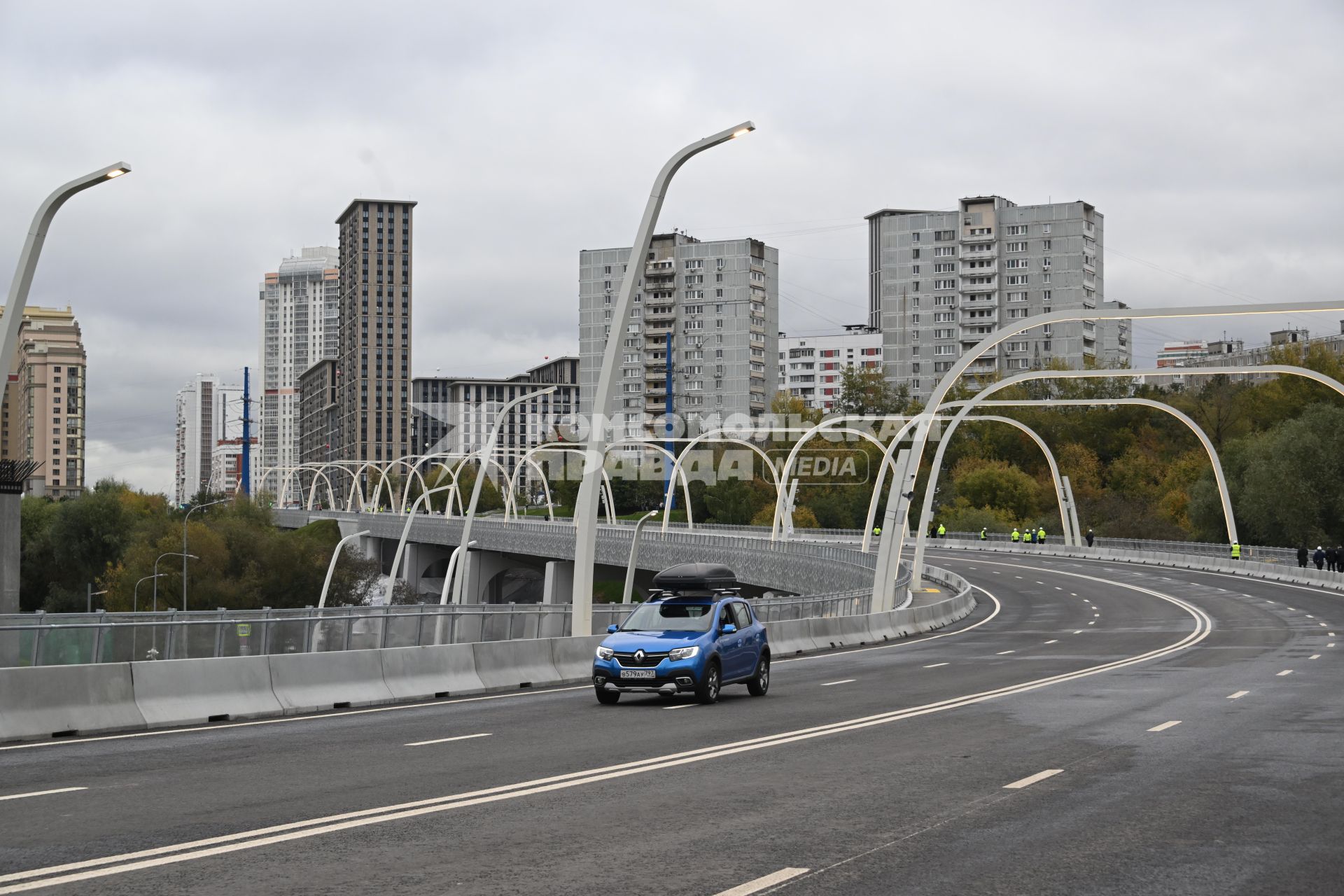 Открытие участка автодороги в Раменках