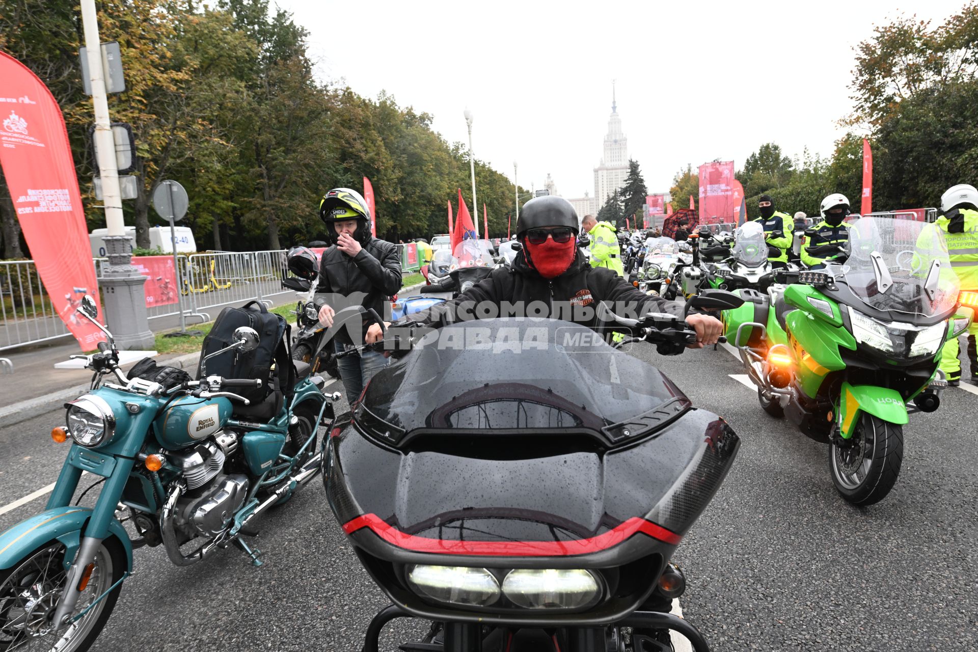 Закрытие мотосезона в Москве