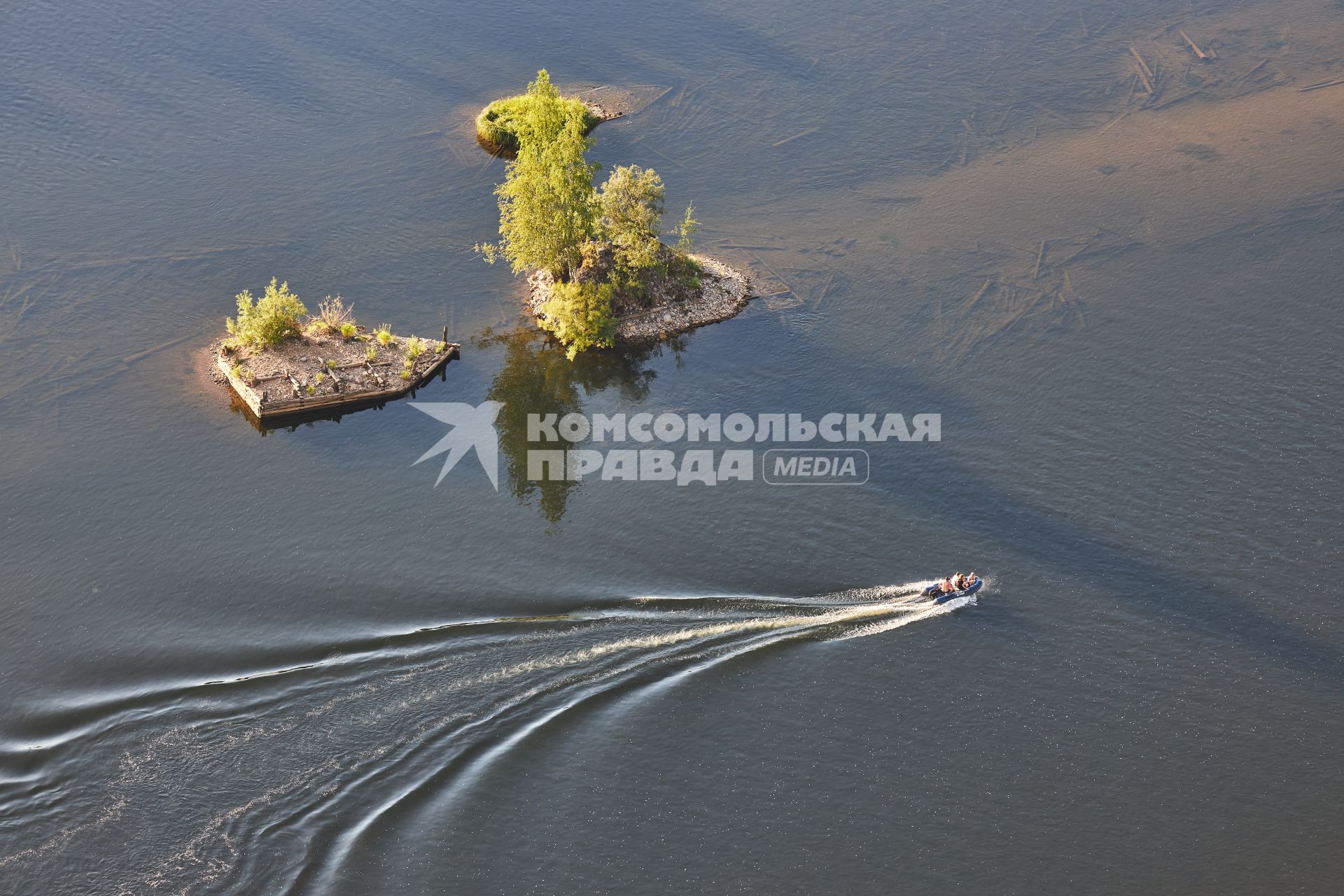 Река Вишера и камень Ветлан в Пермском крае
