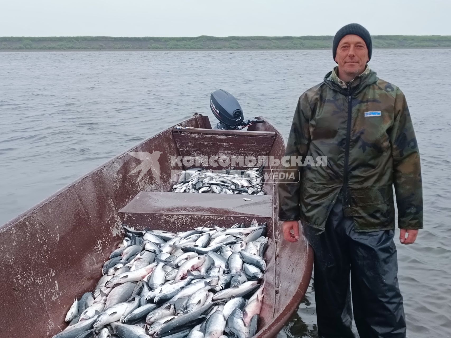 Добыча красной рыбы и икры на Камчатке