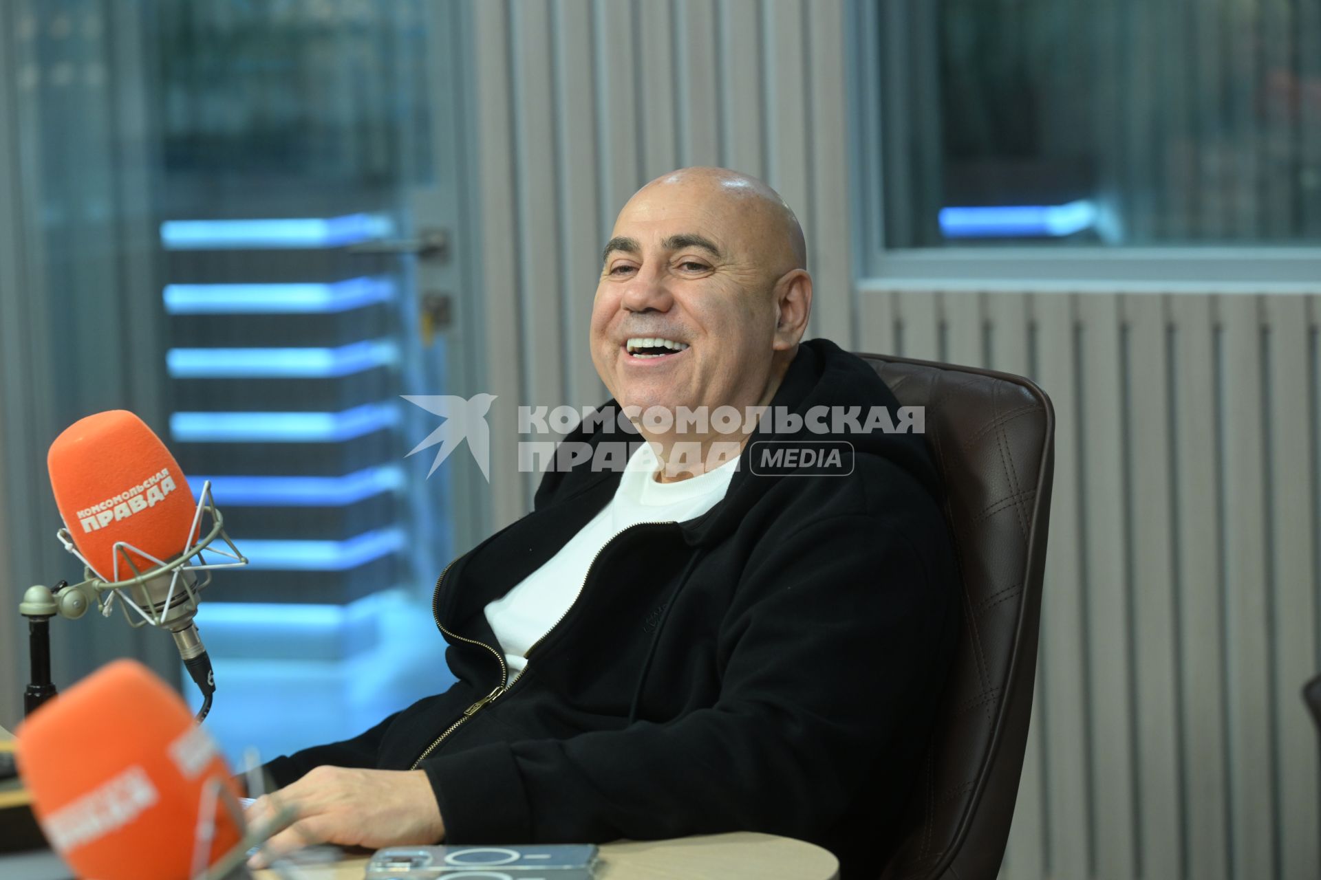Иосиф Пригожин  на радиостанции Комсомольская правда