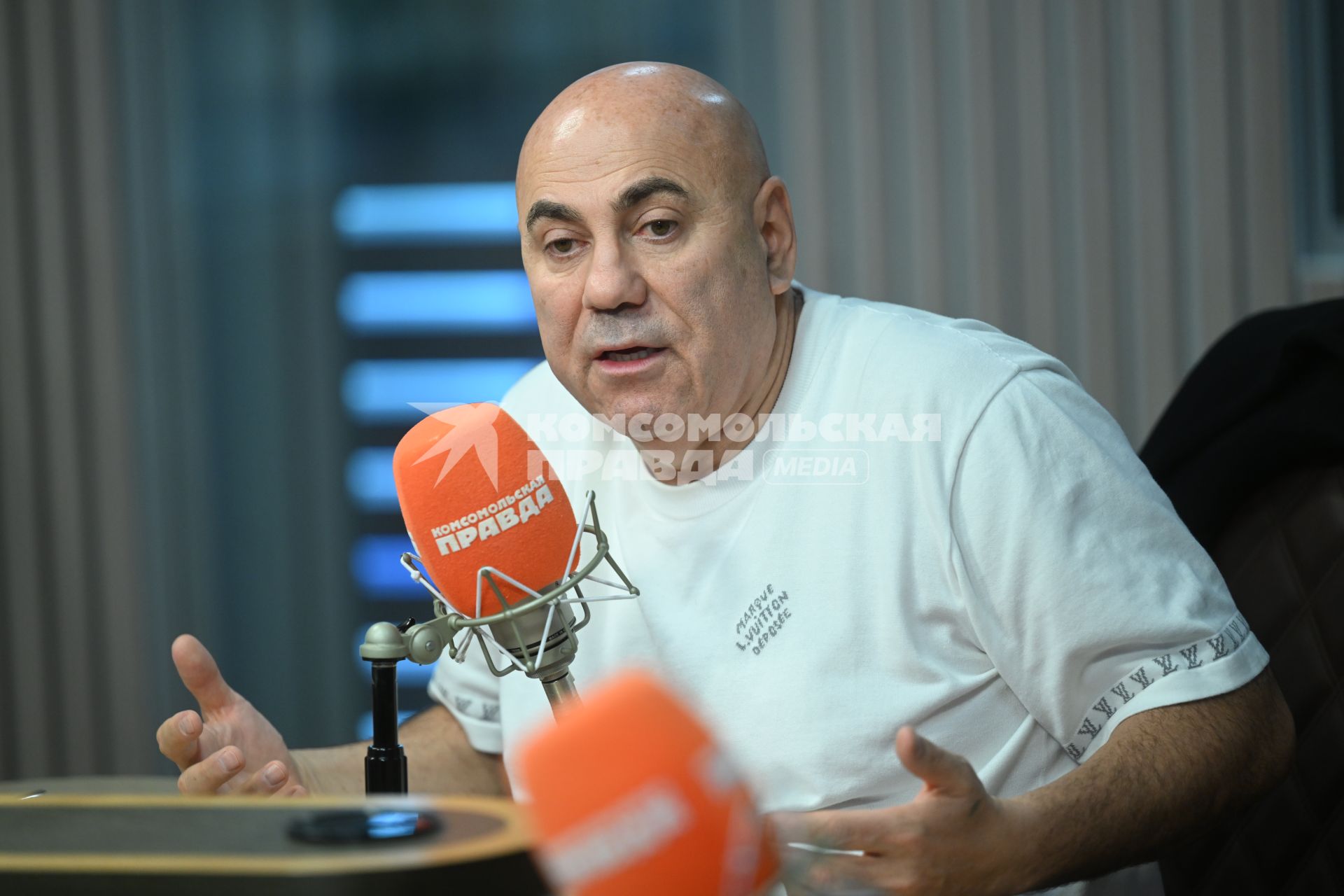 Иосиф Пригожин  на радиостанции Комсомольская правда