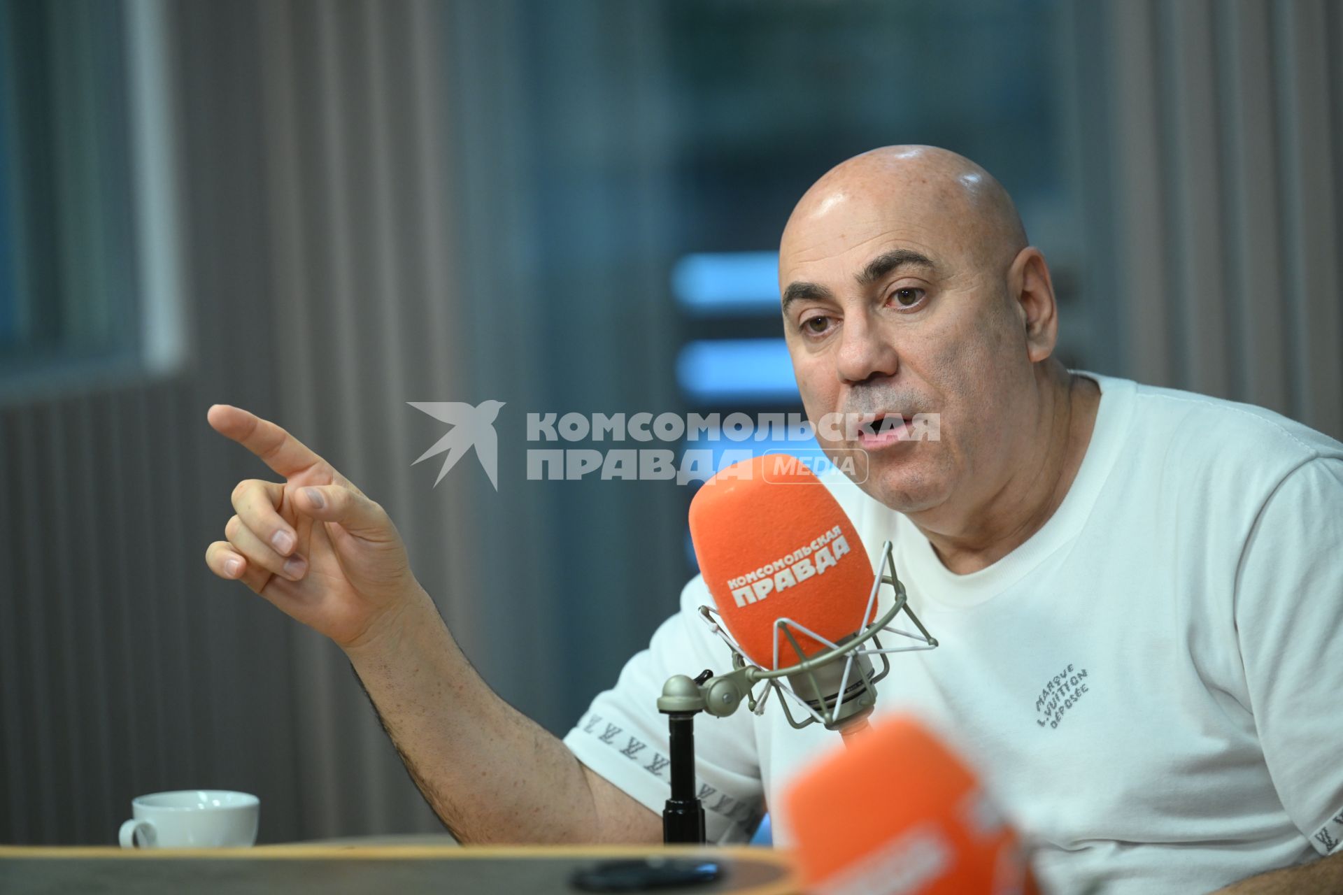 Иосиф Пригожин  на радиостанции Комсомольская правда