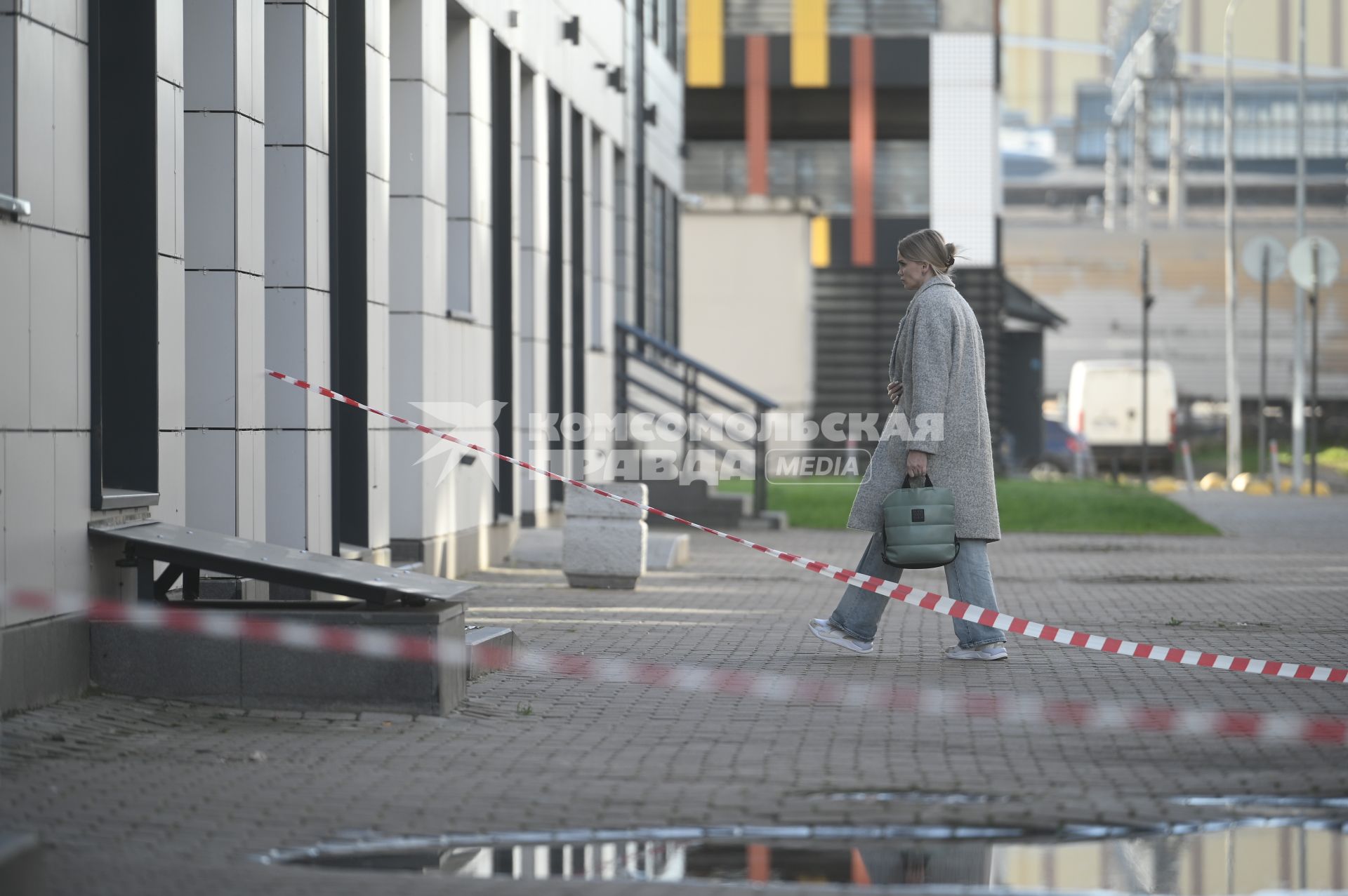 Обстановка на месте убийства архитектора Александра Супоницкого в Санкт-Петербурге