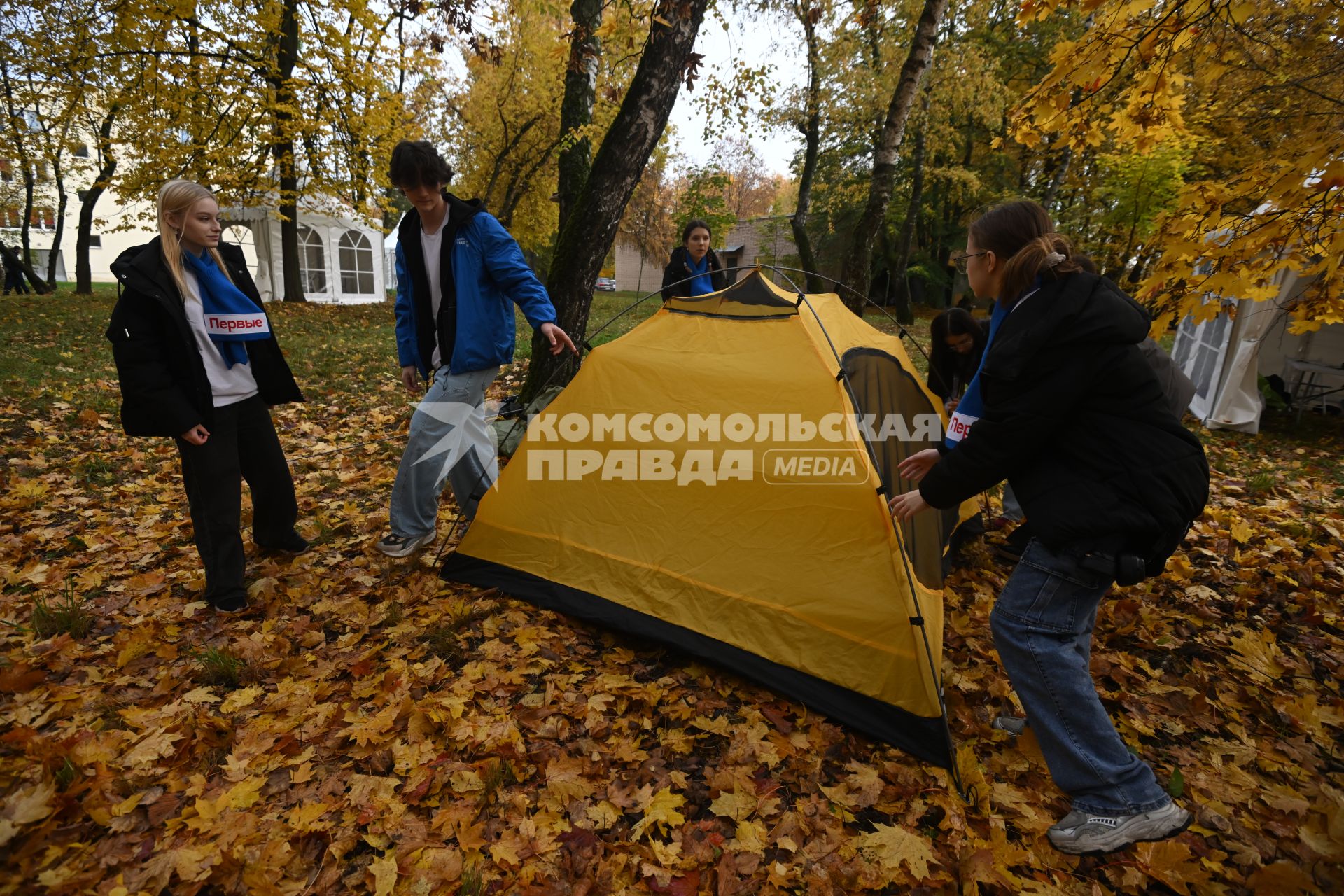 Большой молодежный слет туристов в Москве