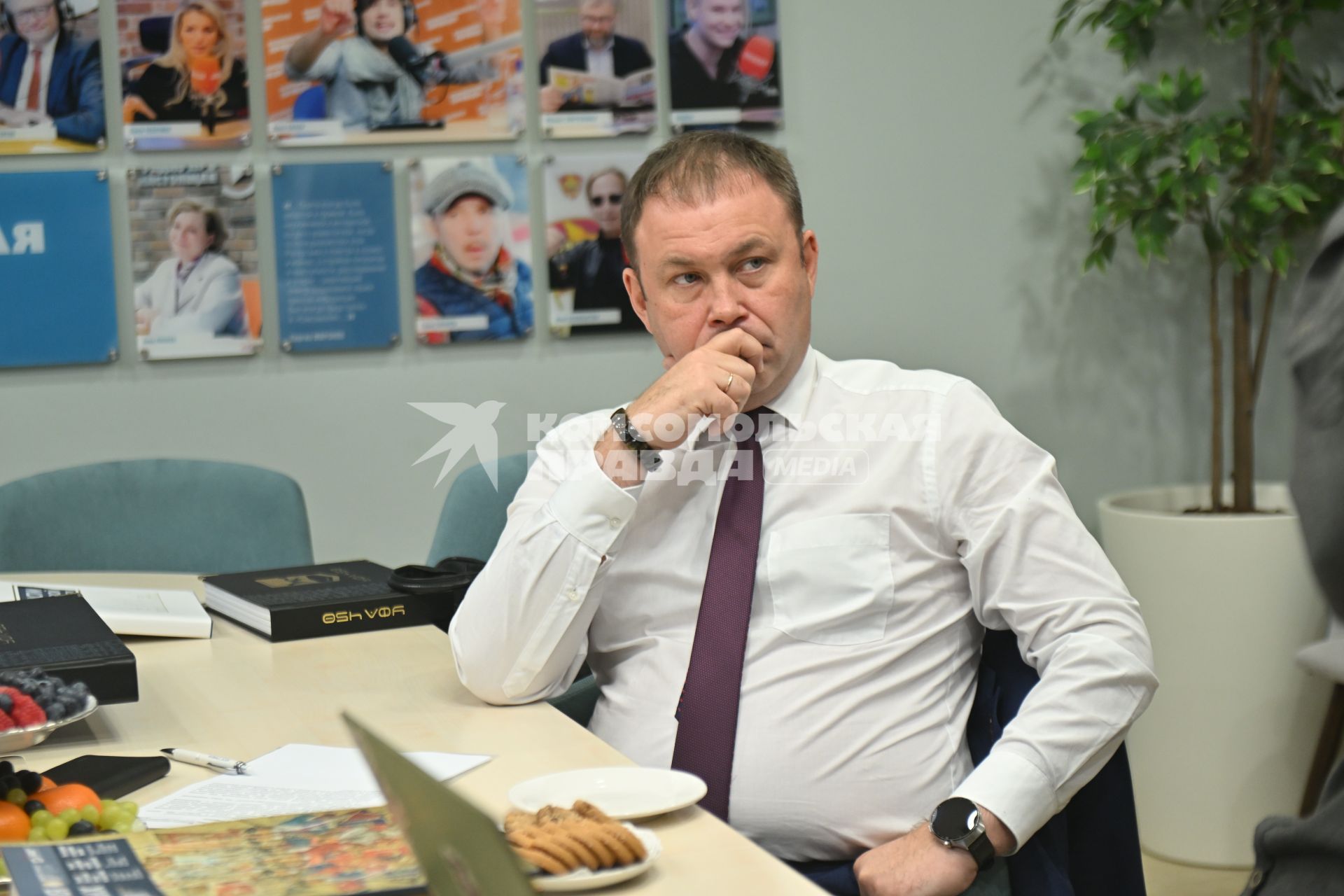 Илья Середюк в редакции \"Комсомольской правды\"