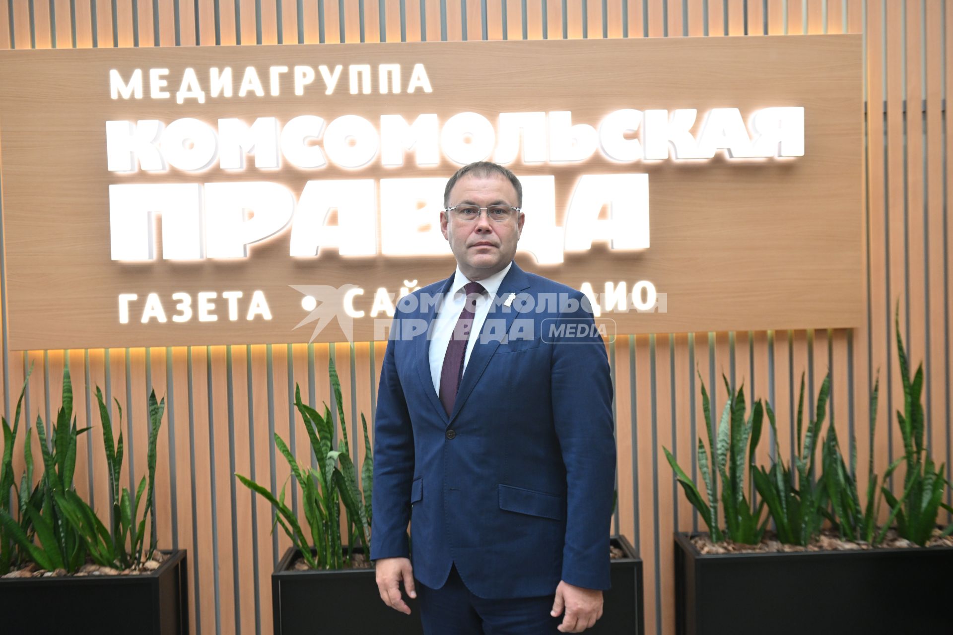 Илья Середюк в редакции \"Комсомольской правды\"