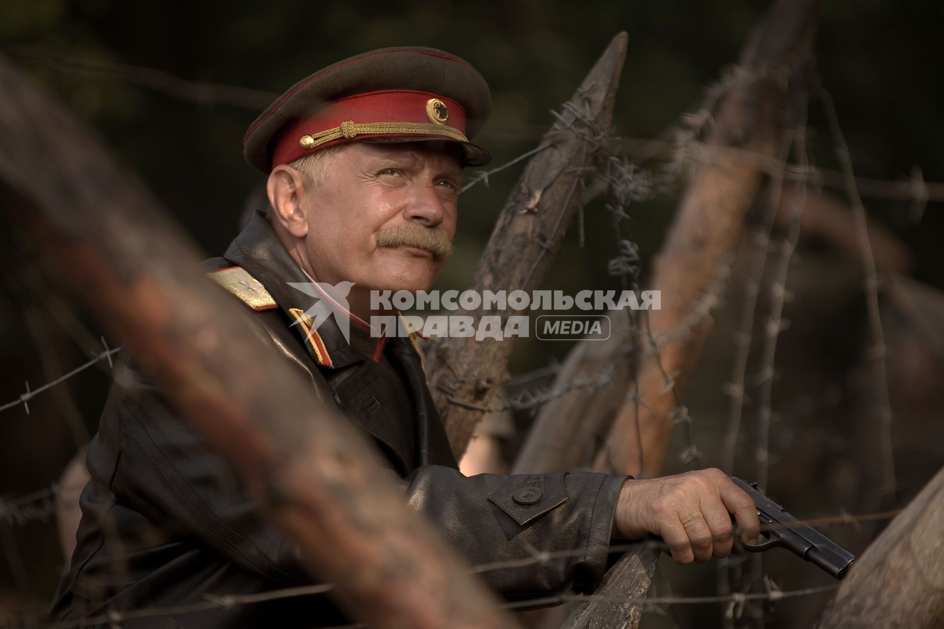 Никита Михалков на съемках Утомлённые солнцем 2\" в Нижегородской области