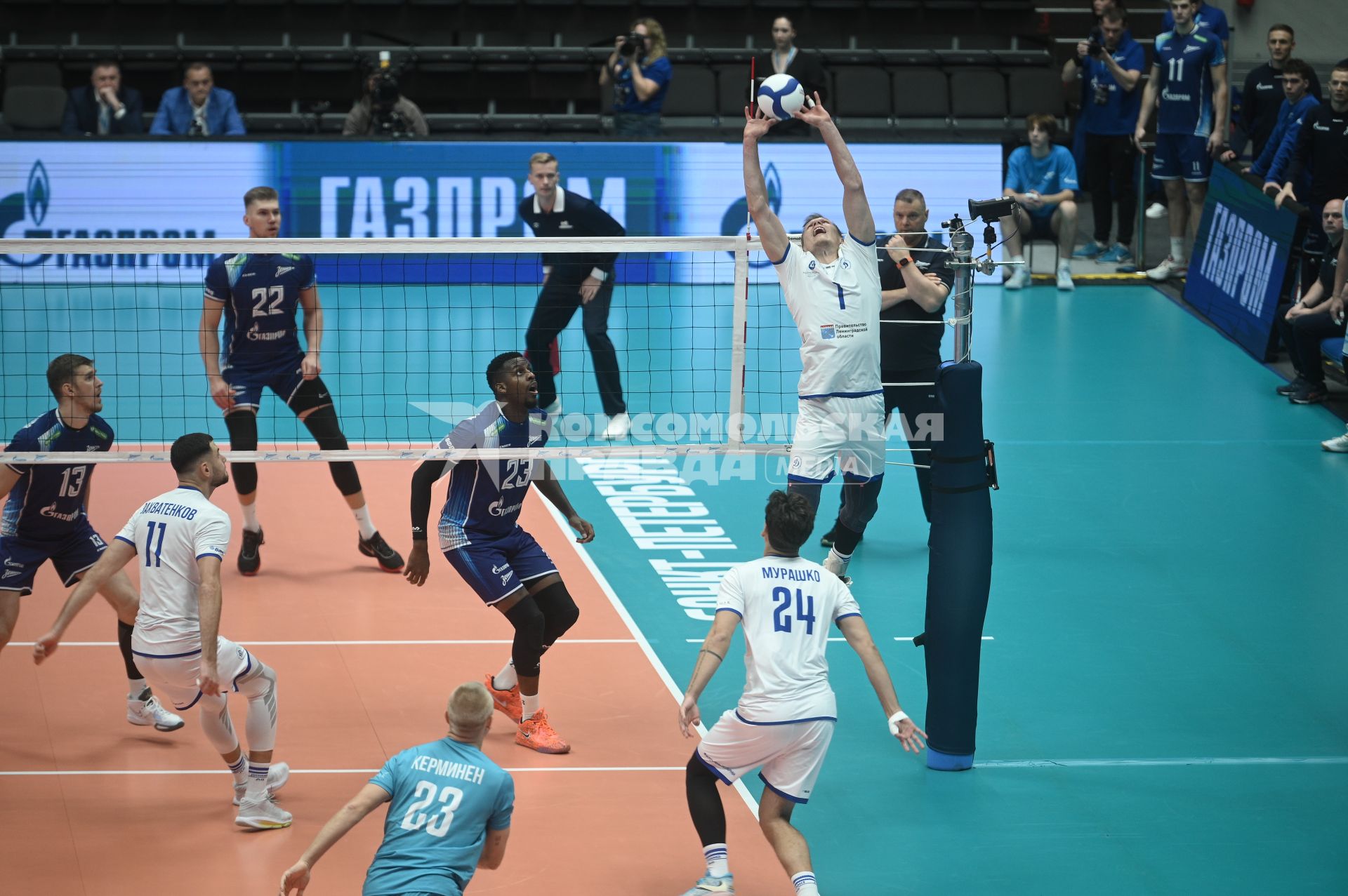 Волейбольный матч Зенит\" 3-0 \"Динамо-ЛО\"