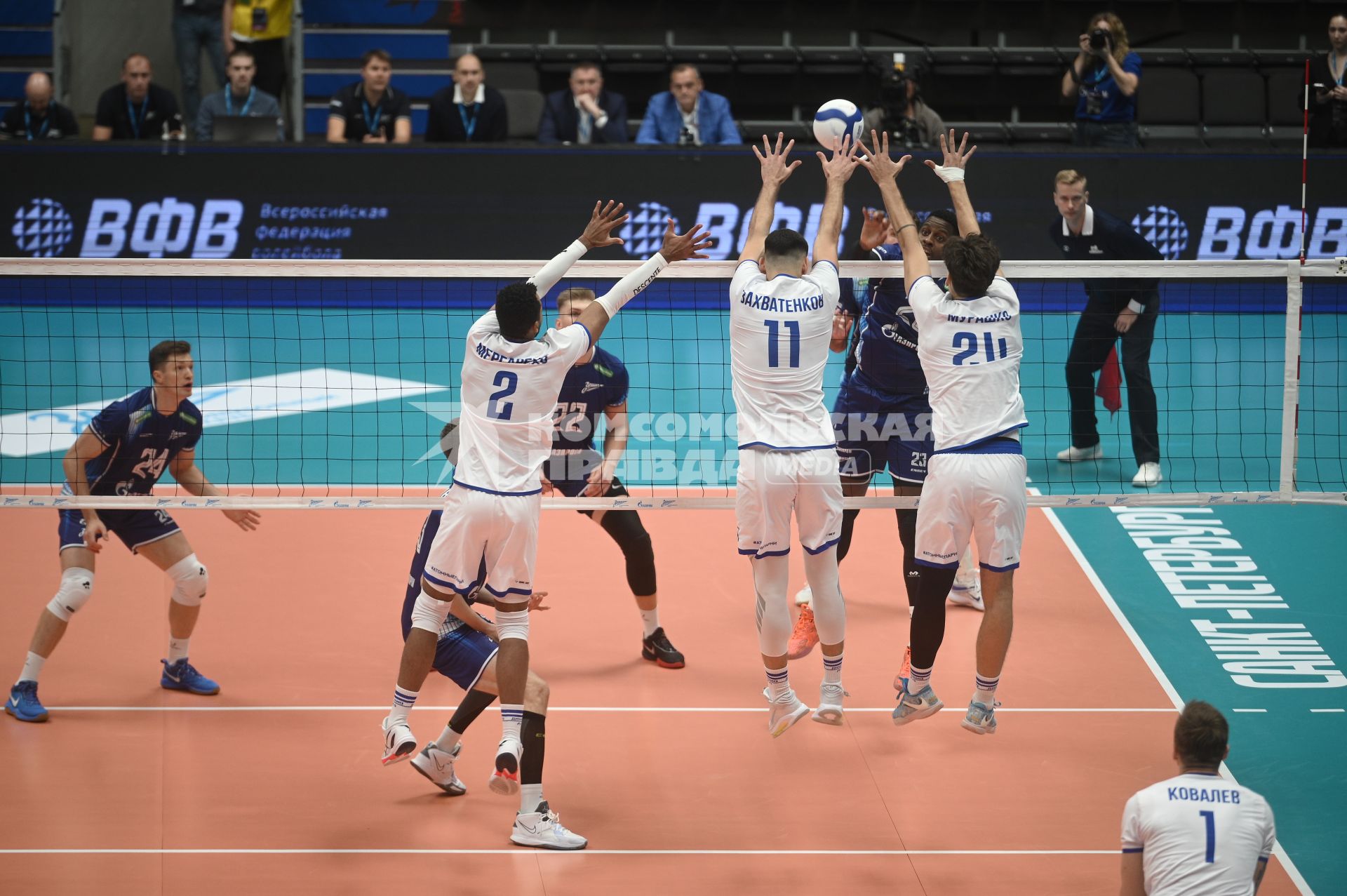 Волейбольный матч Зенит\" 3-0 \"Динамо-ЛО\"