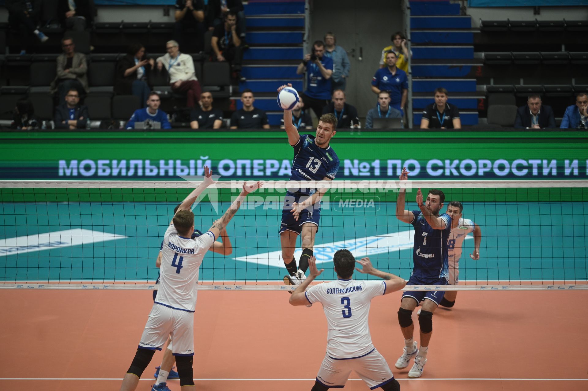 Волейбольный матч Зенит\" 3-0 \"Динамо-ЛО\"