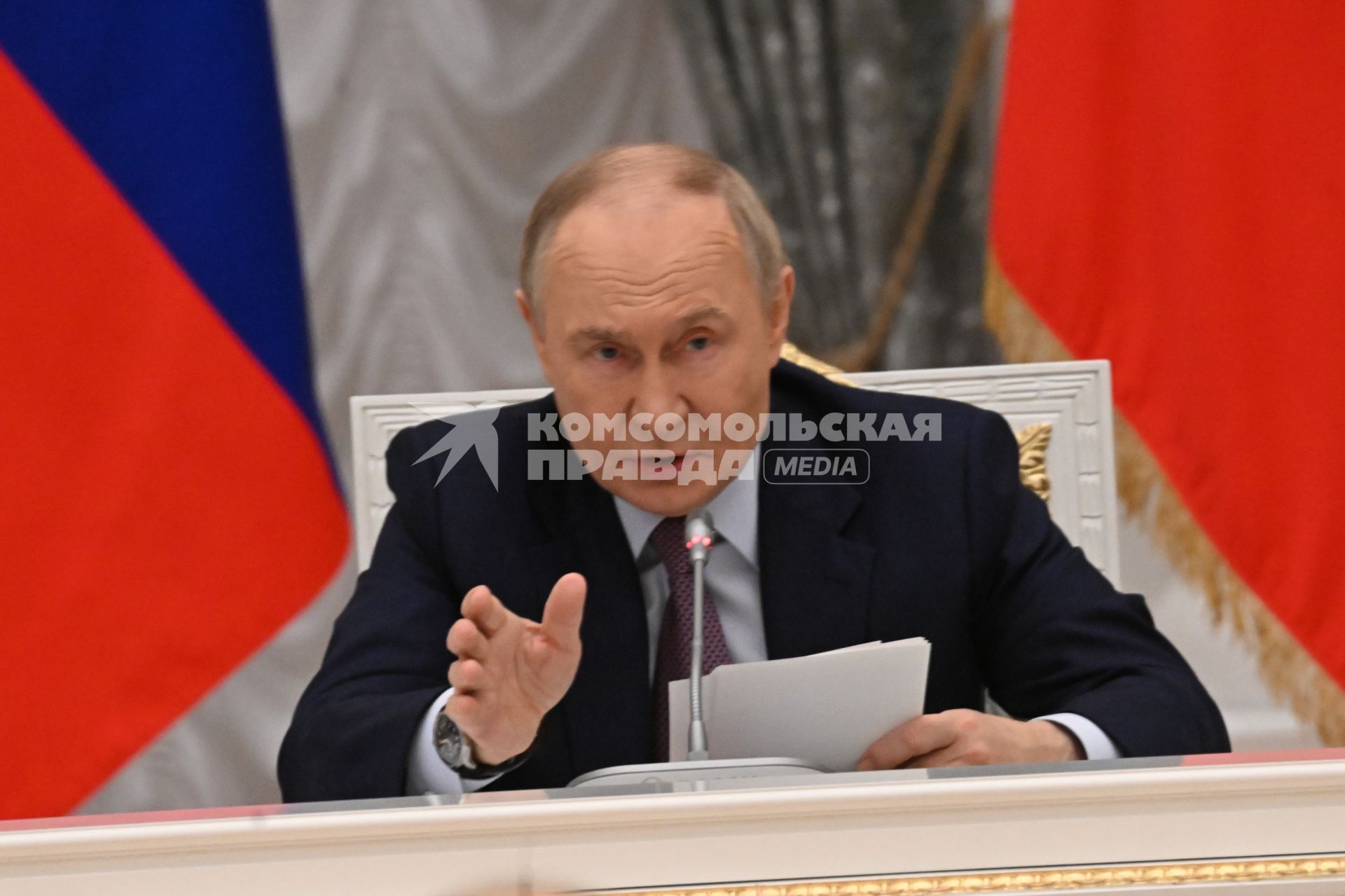 Заседание Совета при президенте РФ по реализации государственной демографической и семейной политики
