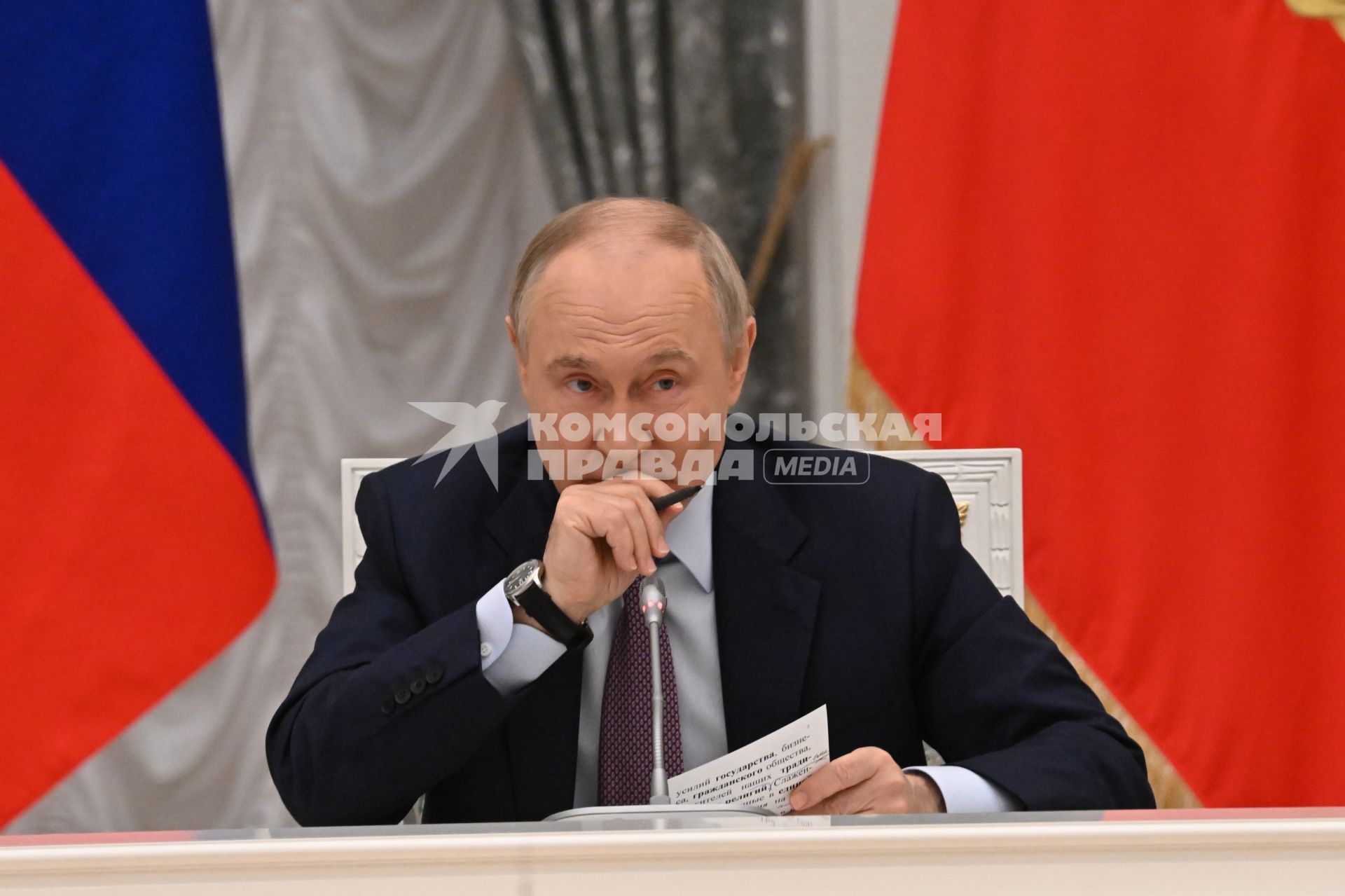 Заседание Совета при президенте РФ по реализации государственной демографической и семейной политики