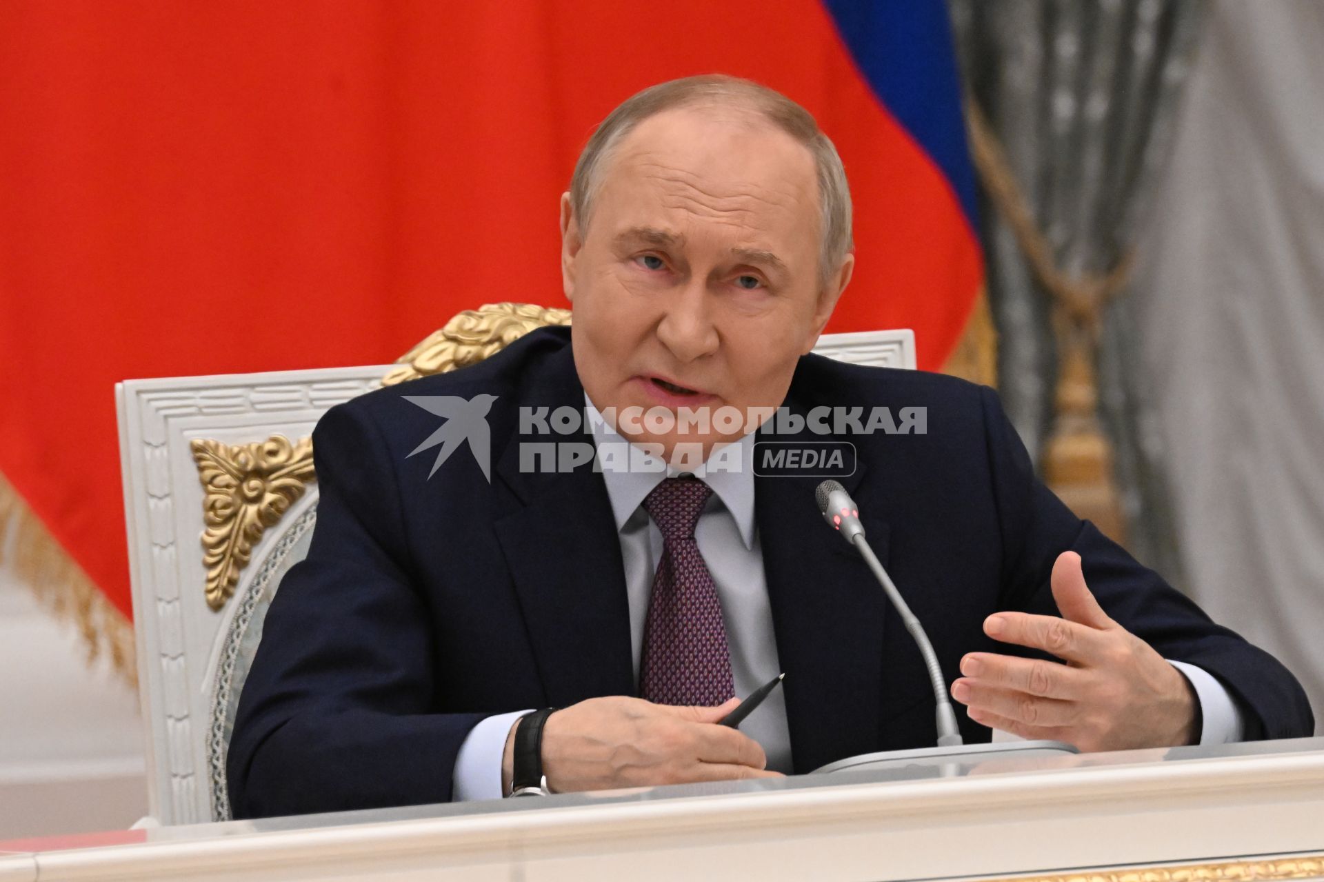 Заседание Совета при президенте РФ по реализации государственной демографической и семейной политики